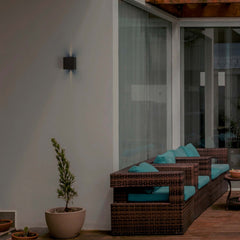 Aplique de pared exterior LED cuadrado "Karen 2" - 3W - IP54 - Emisión de luz dos caras