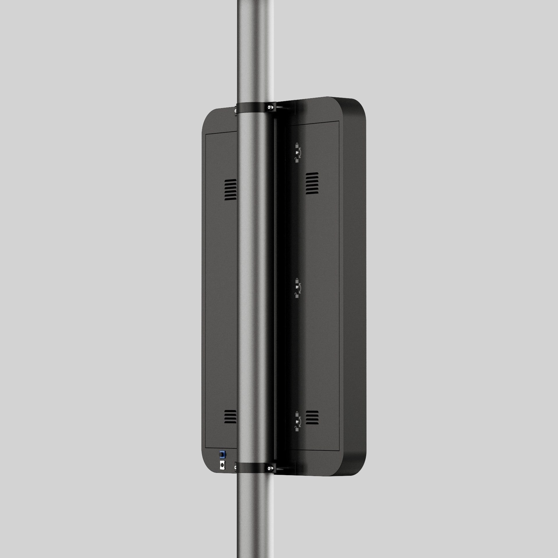 Display publicitario LED para postes de iluminación - Uso exterior - P4mm - 148 x 86,5cm