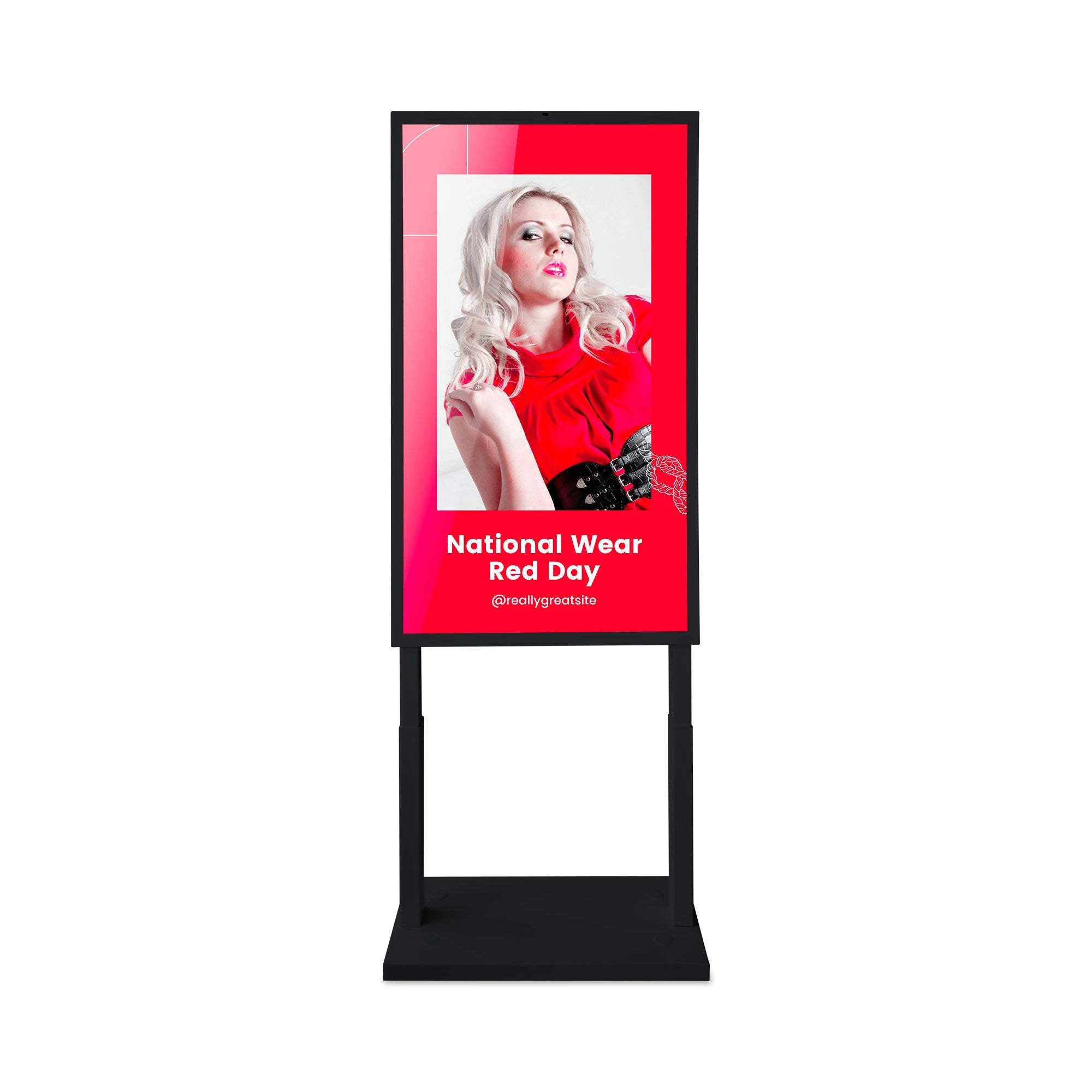 Display publicitario LCD para escaparates UHD 4K - 55" - Android - Indoor