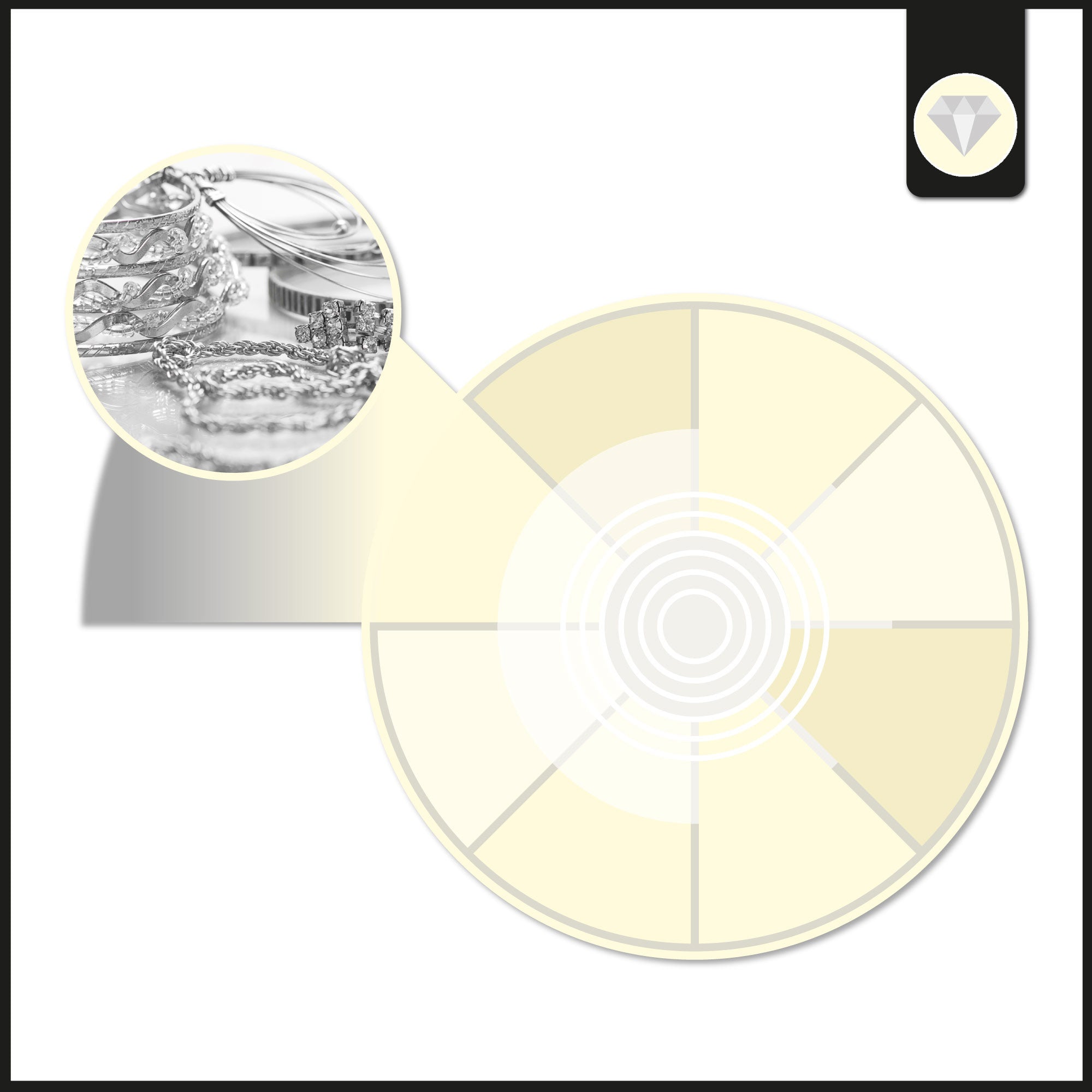Downlight LED especial para joyerías - 40W - Driver Philips - Corte Ø210 mm