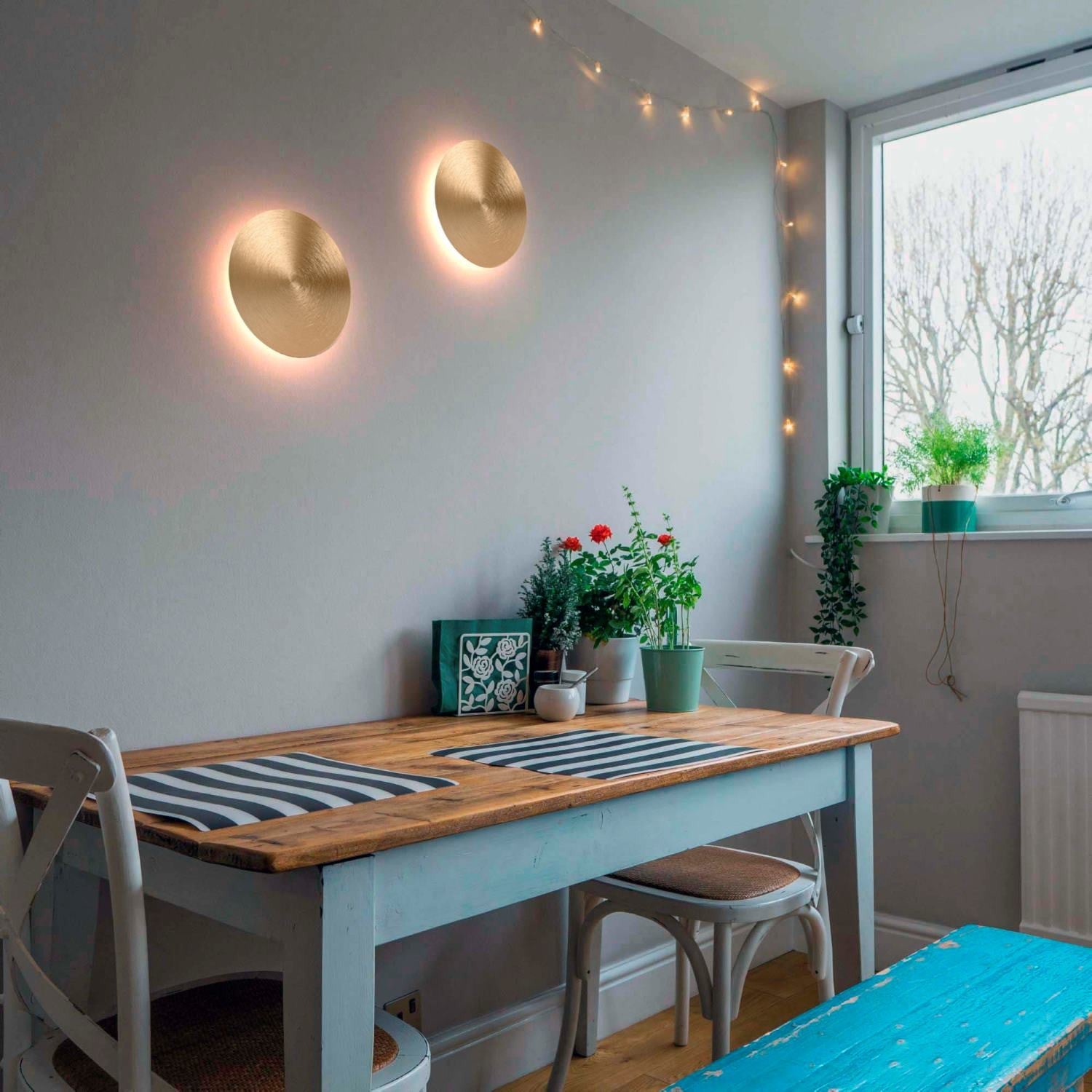 Aplique LED de pared circular "Eclipsis" 18W - 3000K - CRI90 - Driver KeGu - IP20