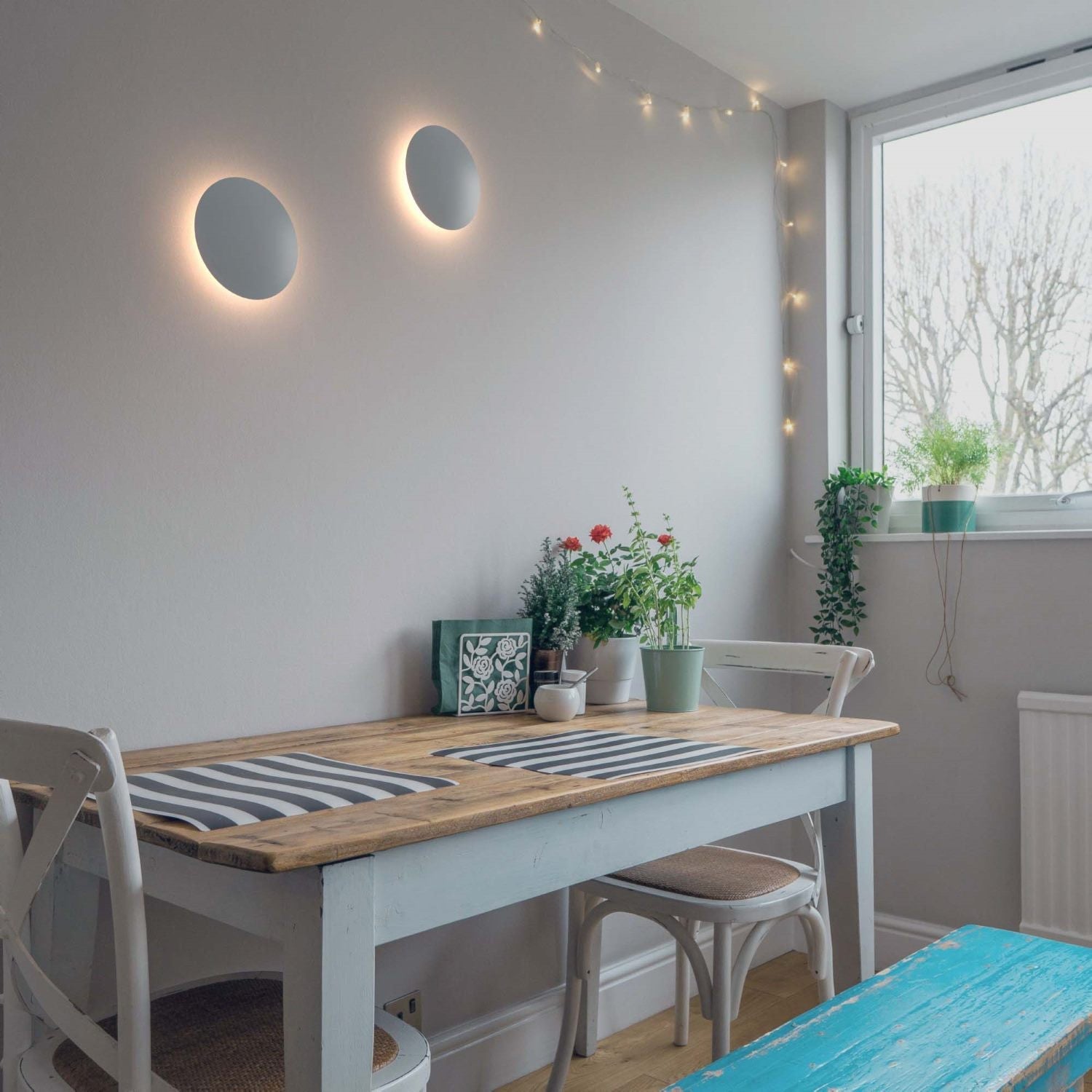 Aplique LED de pared circular "Eclipsis" 12W - 3000K - CRI90 - Driver KeGu - IP20