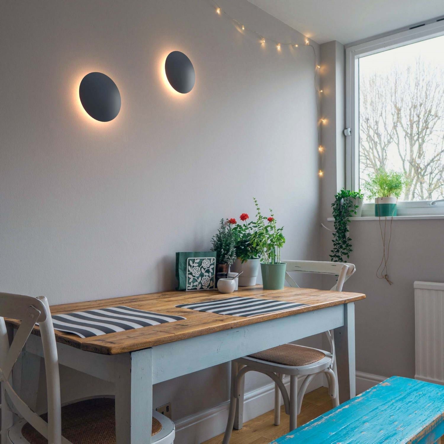 Aplique LED de pared circular "Eclipsis" 12W - 3000K - CRI90 - Driver KeGu - IP20