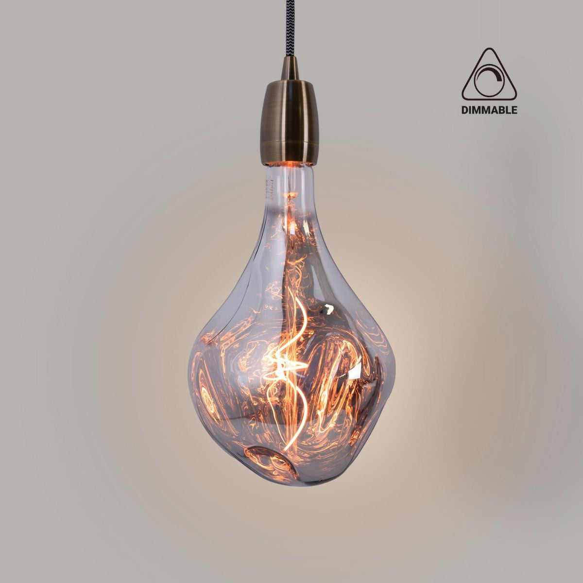 Bombilla decorativa LED de filamento "Decor" - E27 A165 - Regulable - 4W - 1800K