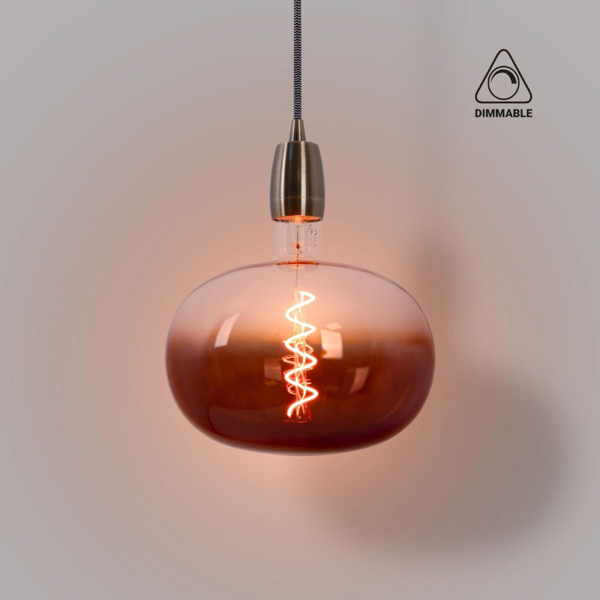 Bombilla decorativa LED de filamento "Decor" - E27 R220 - Regulable - 4W - 1800K
