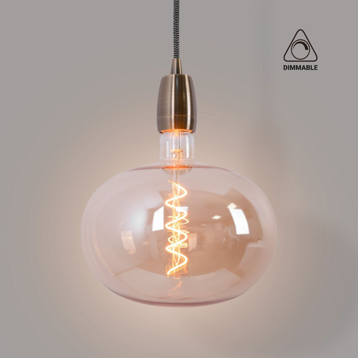 Bombilla decorativa LED de filamento "Decor" - E27 R220 - Regulable - 4W - 1800K