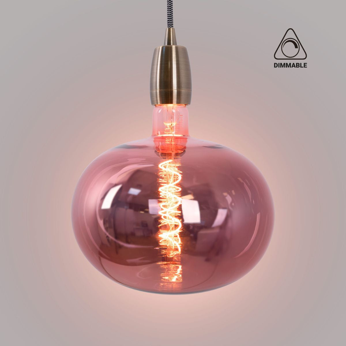 Bombilla decorativa LED de filamento "Decor" - E27 R220 - Regulable - 4W - 1800K