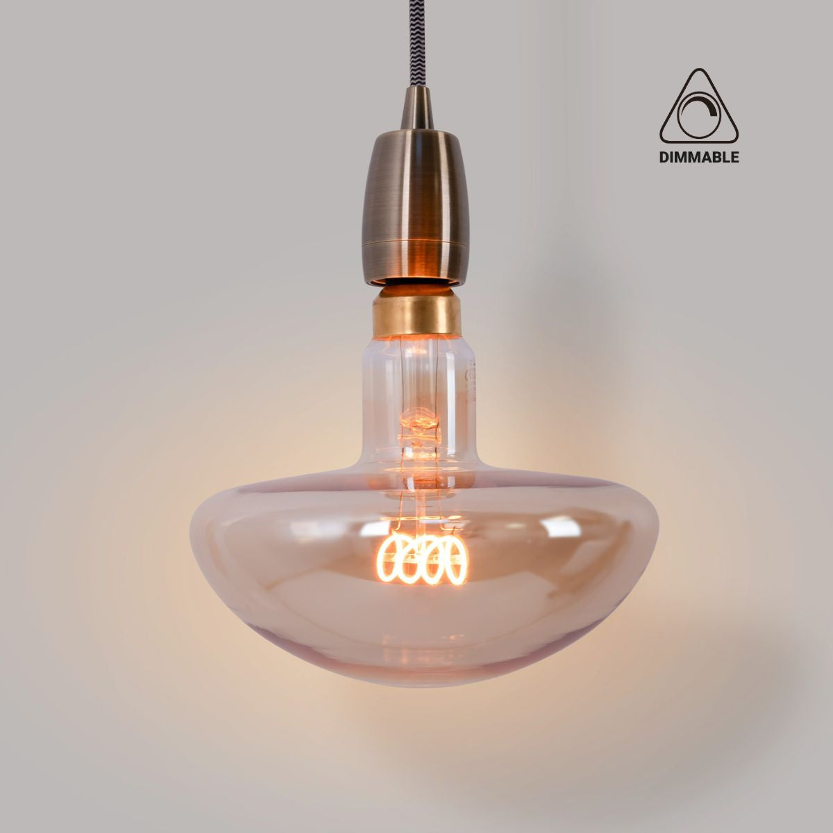 Bombilla decorativa LED de filamento "Seta"  - E27 - Regulable - 4W - 1800K