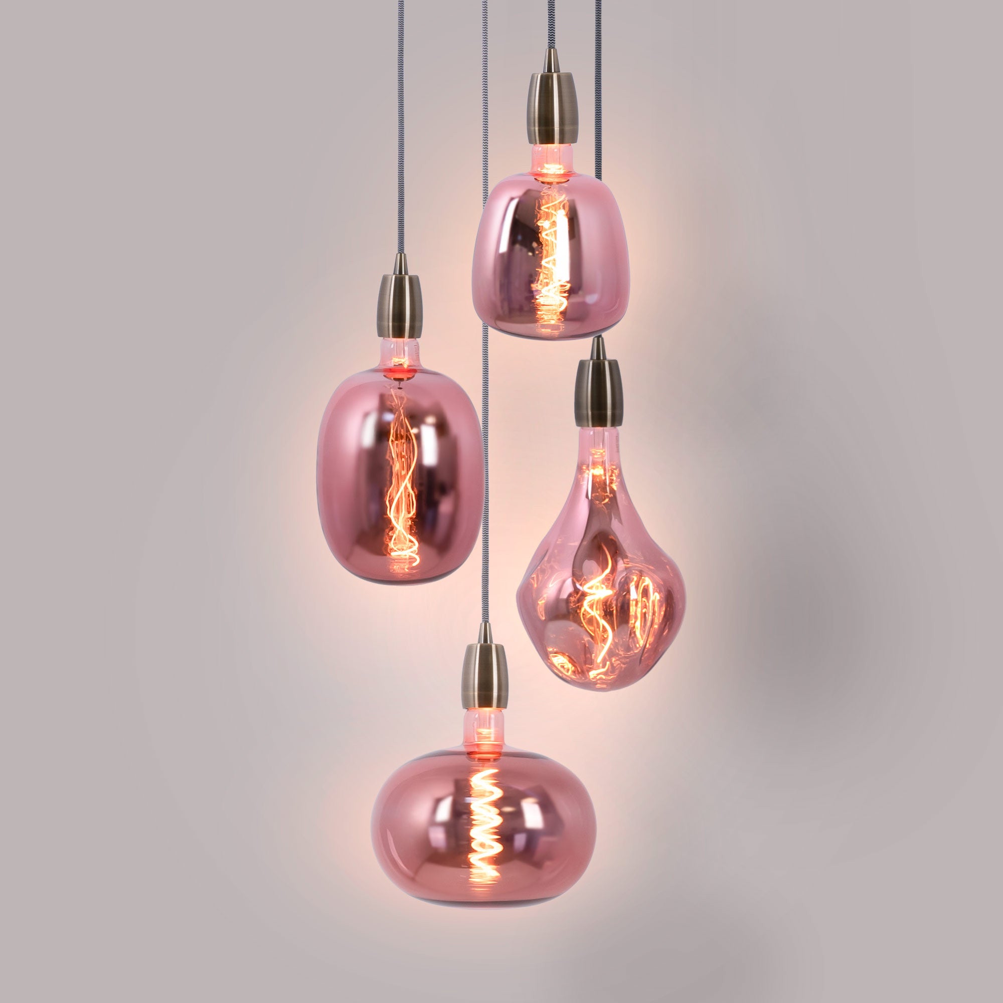 Bombilla decorativa LED de filamento - E27 D140 - Regulable - 4W - 1800K