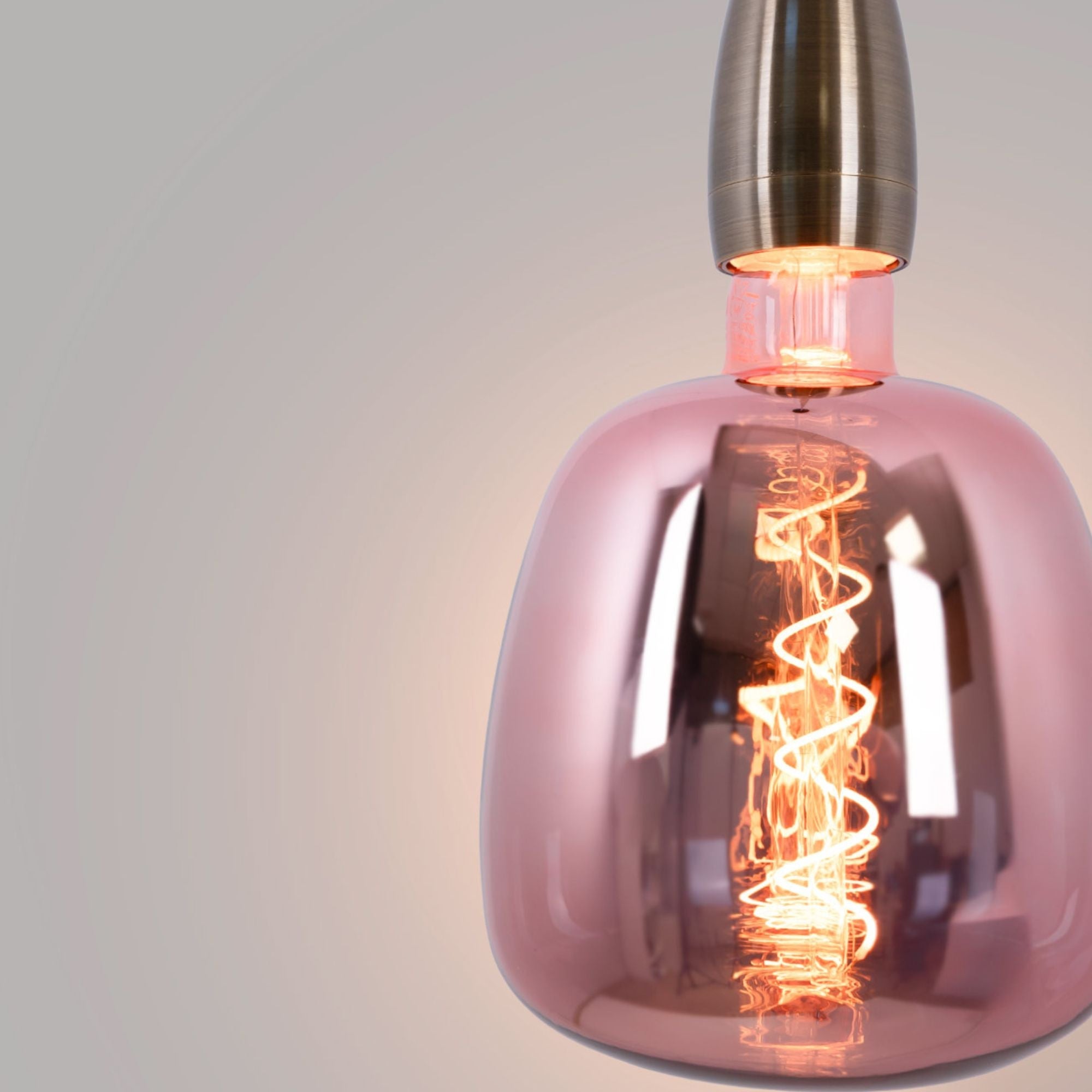 Bombilla decorativa LED de filamento - E27 D140 - Regulable - 4W - 1800K