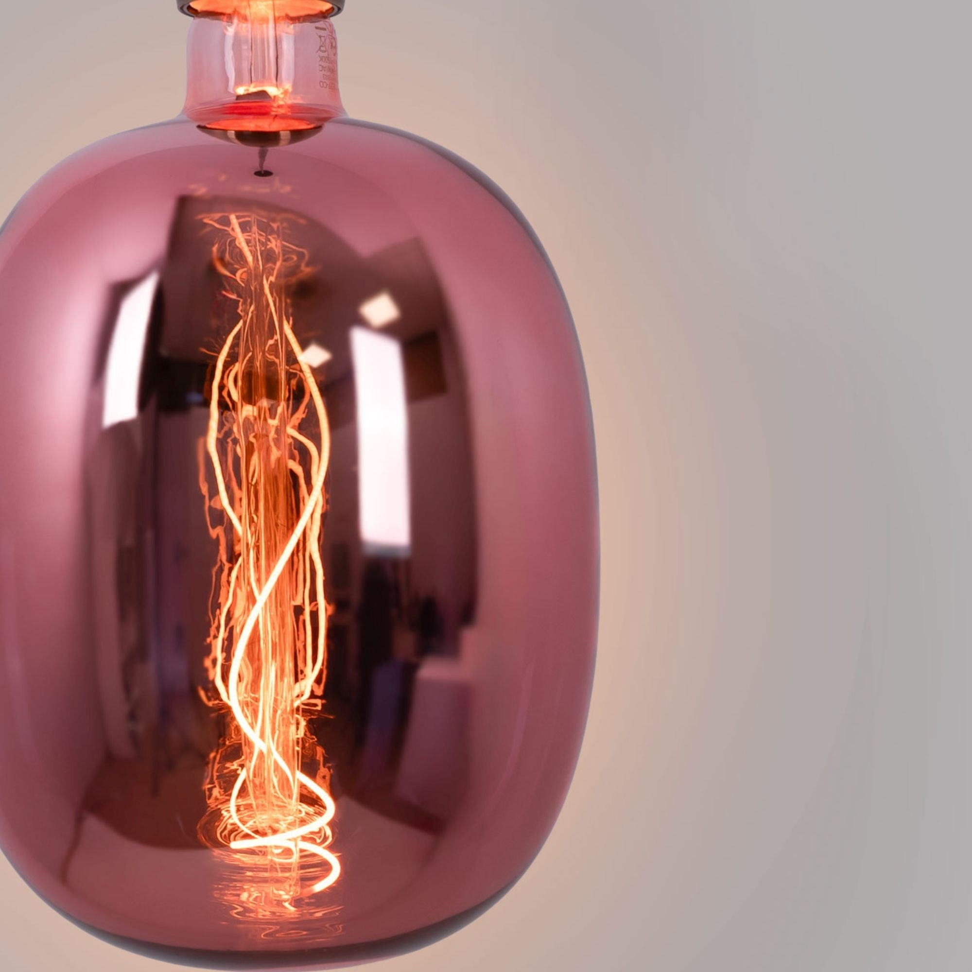 Bombilla decorativa LED de filamento - E27 T170 - Regulable - 4W - 4200K
