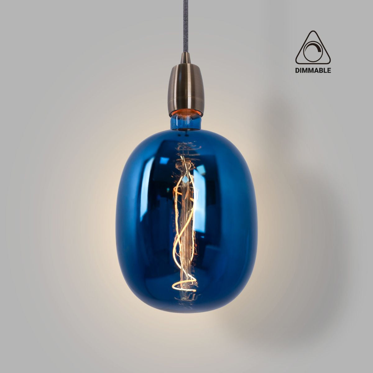 Bombilla decorativa LED de filamento - E27 T170 - Regulable - 4W - 4200K