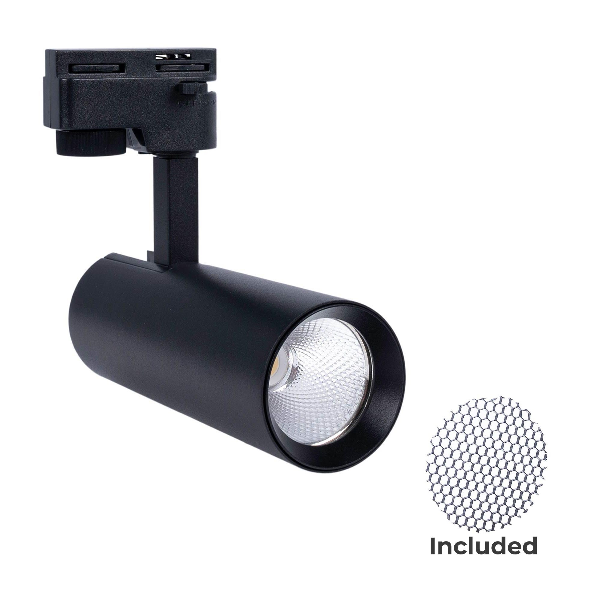 Proyector LED para carril monofásico CCT - 10W - CRI 90 - Driver KGP