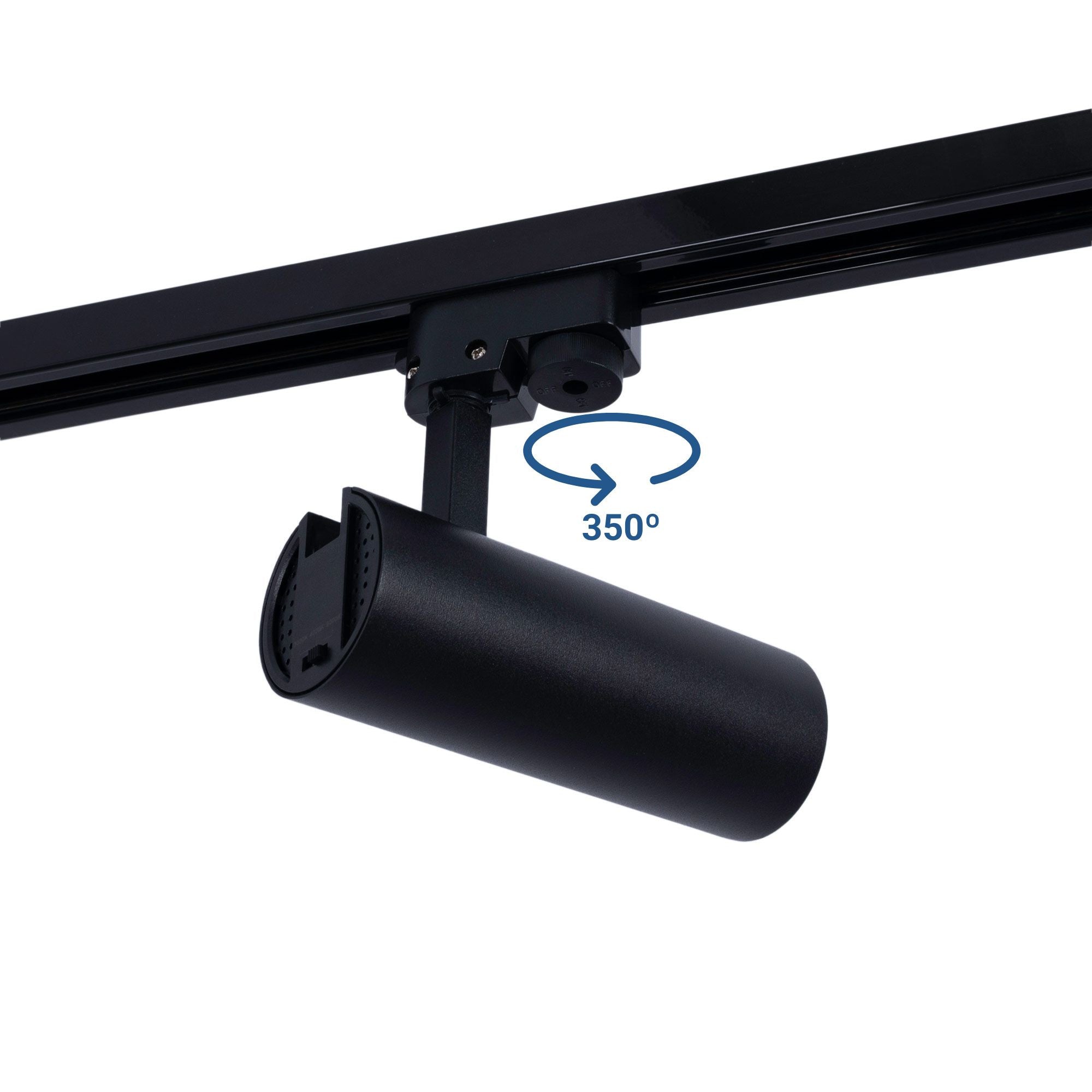 Proyector LED para carril monofásico CCT - 10W - CRI 90 - Driver KGP