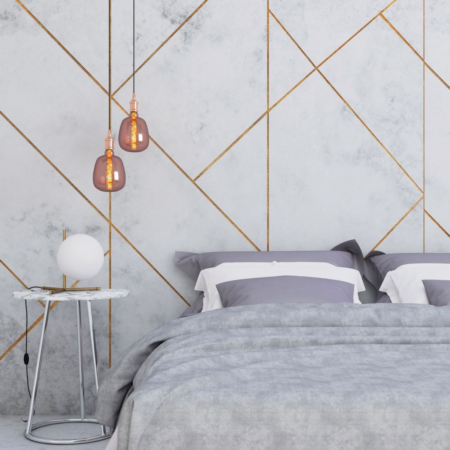 Bombilla decorativa LED de filamento - E27 D140 - Regulable - 4W - 1800K
