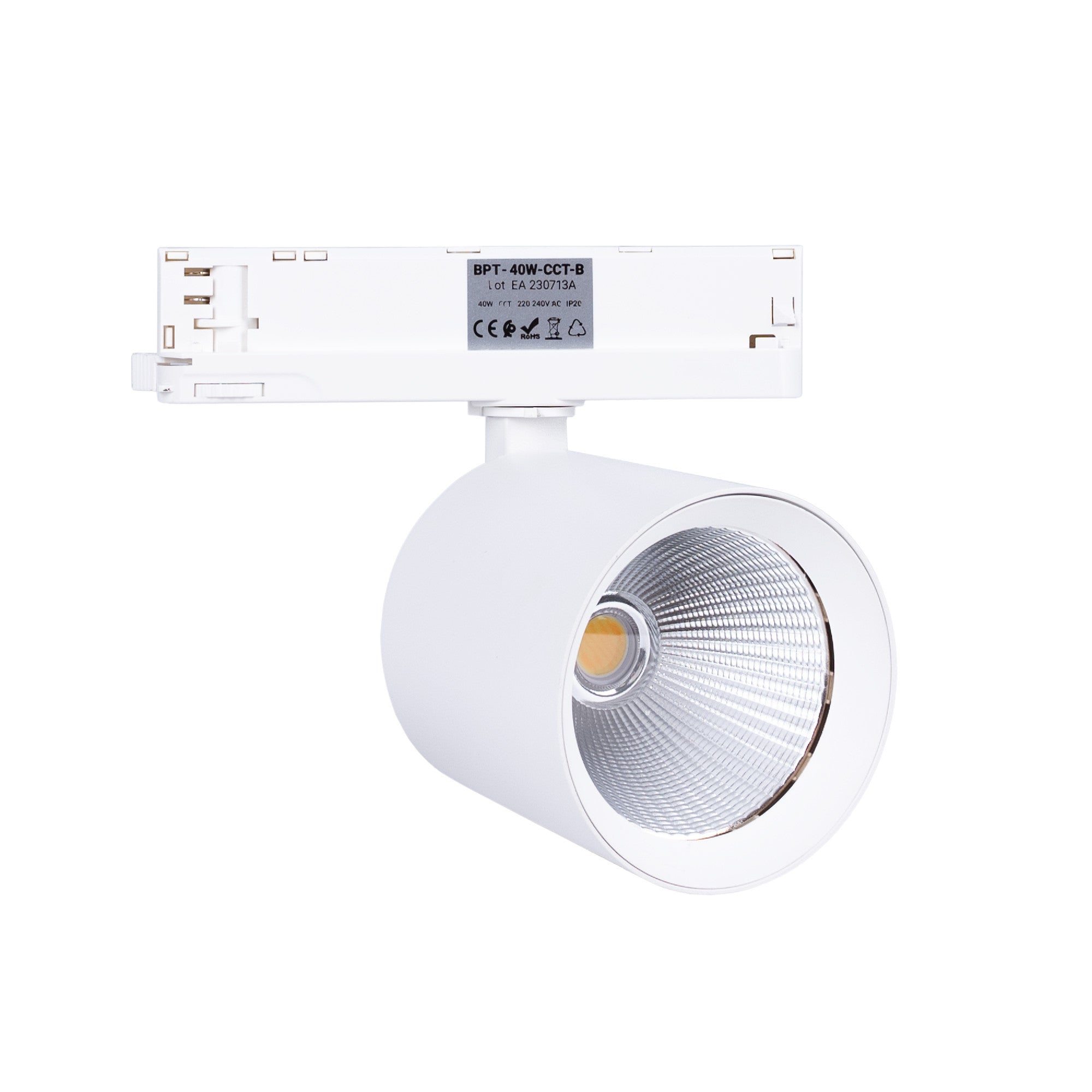 Proyector LED para carril trifásico CCT 40W - CRI 90 - Driver KGP
