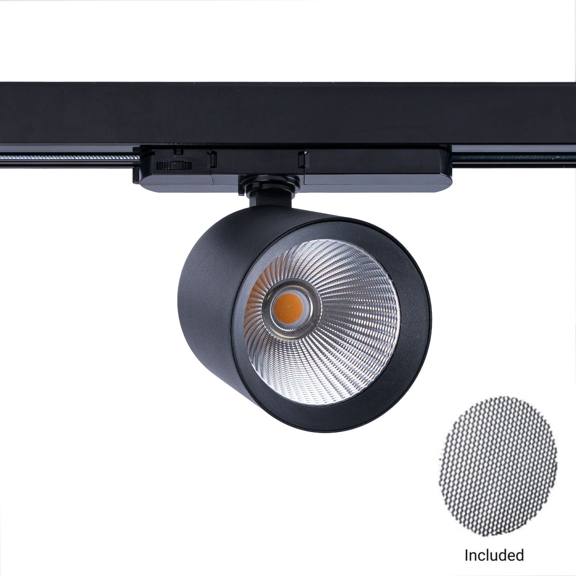 Proyector LED para carril trifásico 4000K - 40W - CRI 95 - Driver Philips Xitanium
