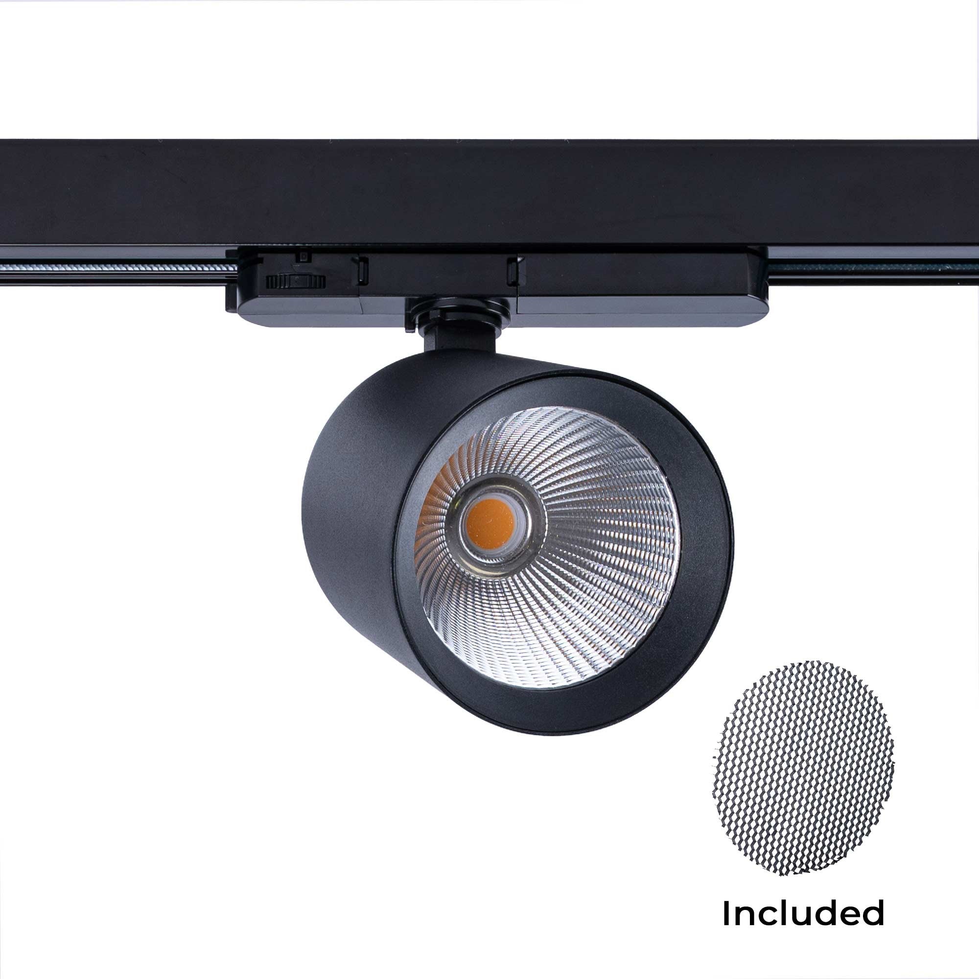 Proyector LED para carril trifásico CCT 40W - CRI 90 - Driver KGP
