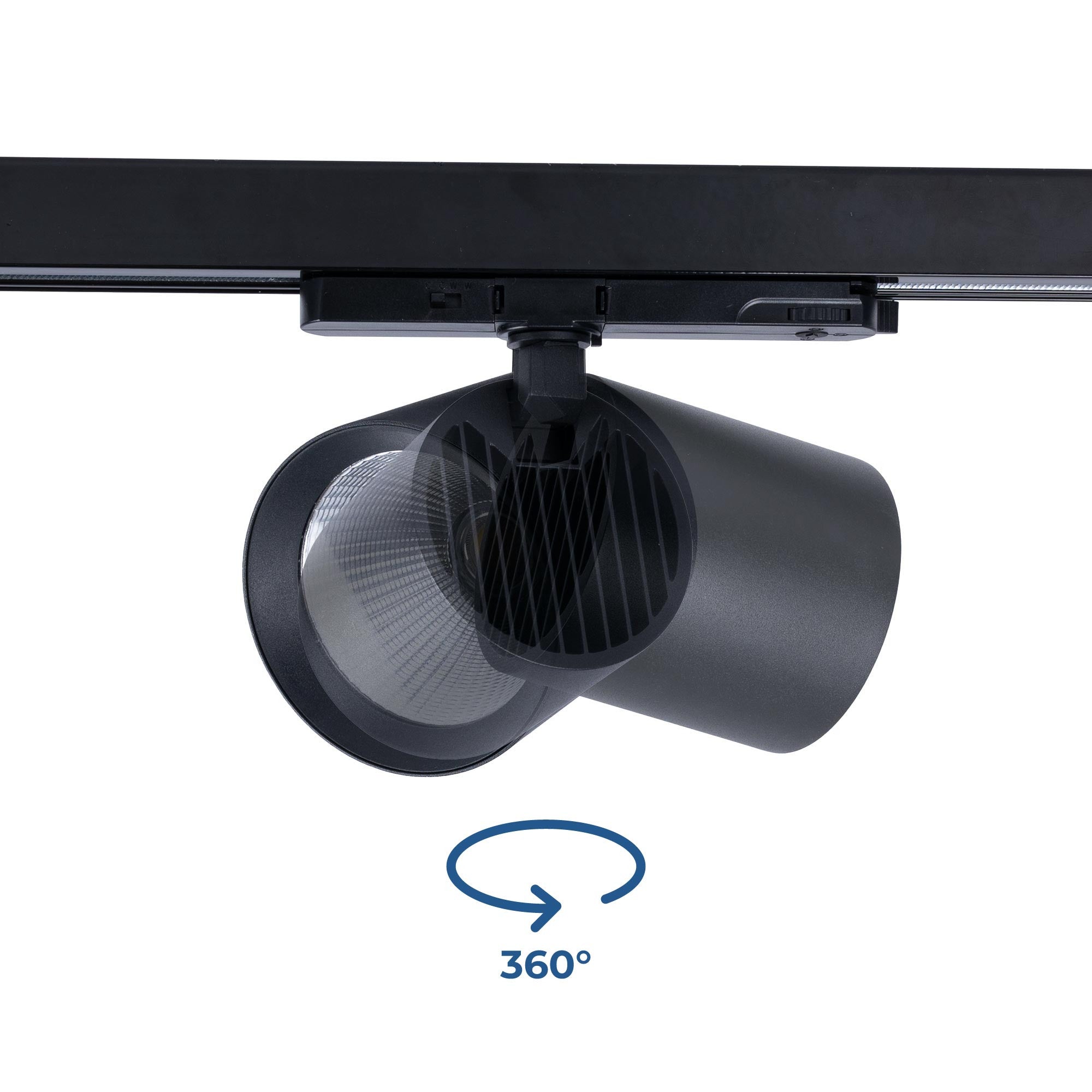 Proyector LED para carril trifásico CCT 40W - CRI 90 - Driver KGP