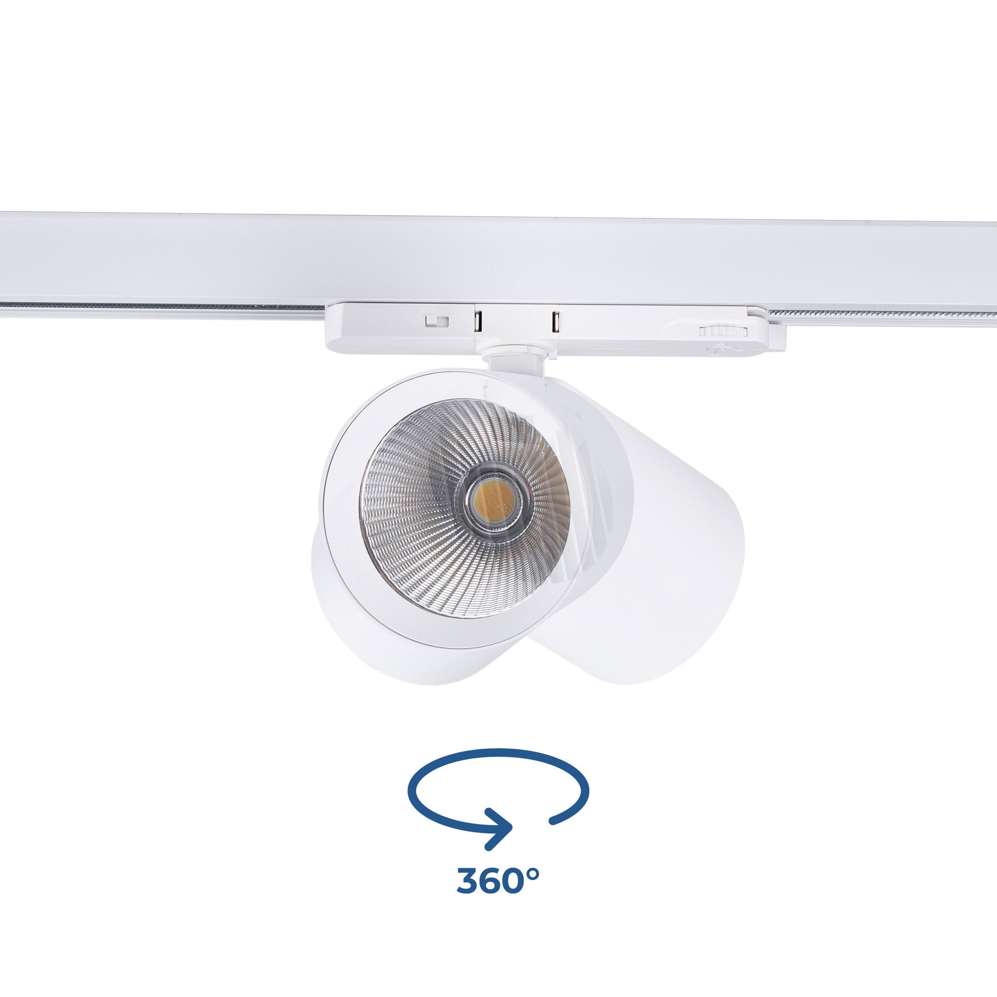 Proyector LED para carril trifásico CCT 40W - CRI 90 - Driver KGP