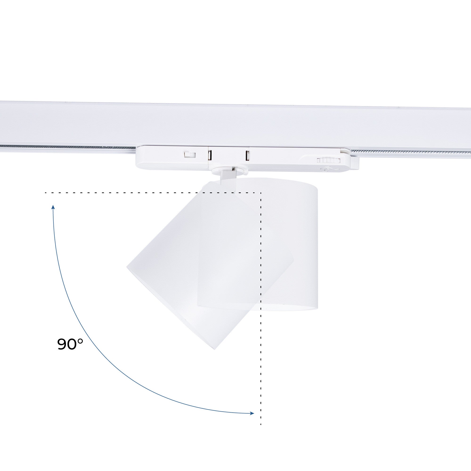 Proyector LED para carril trifásico CCT 40W - CRI 90 - Driver KGP