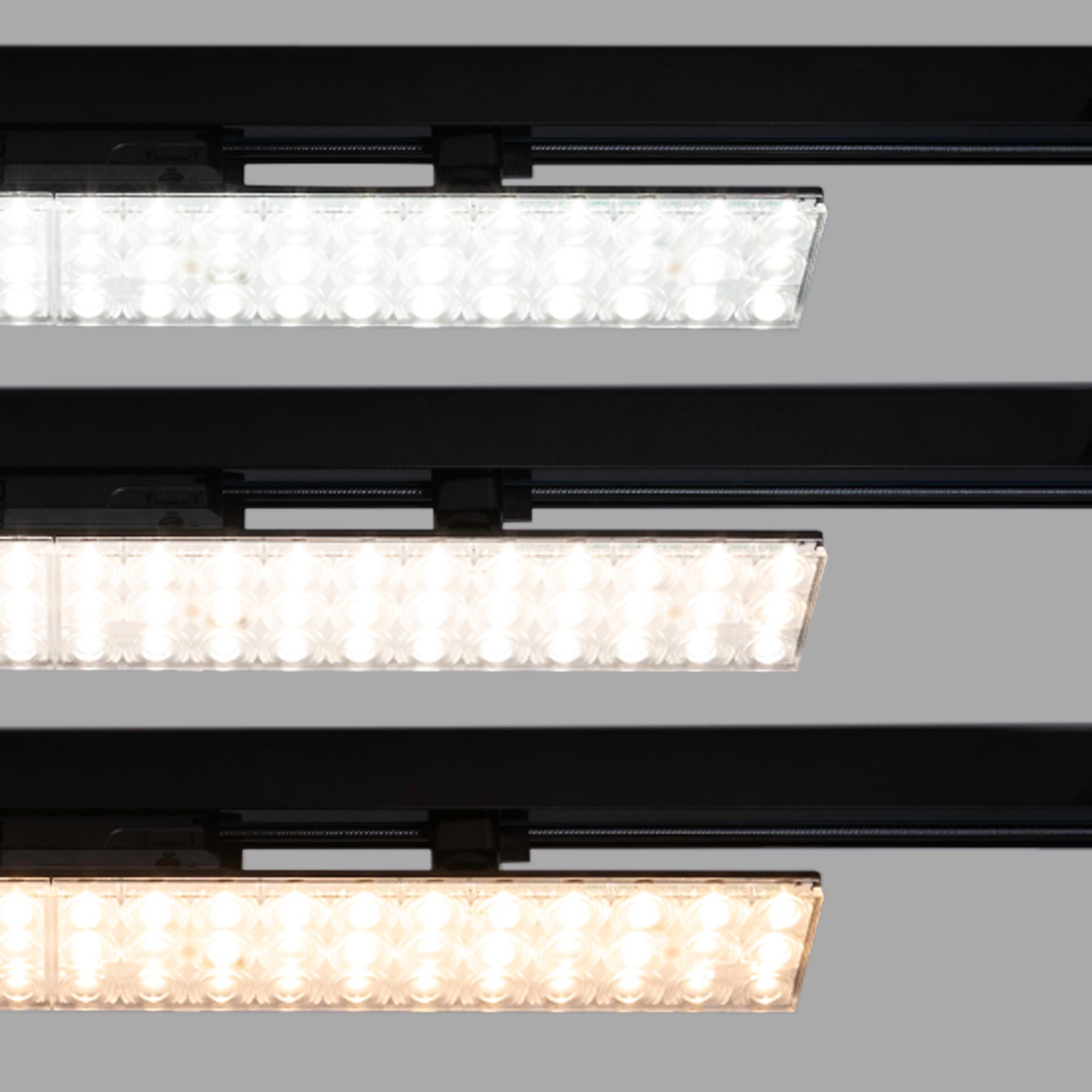Proyector LED lineal orientable para carril trifásico 40W - CCT - CRI90 - Driver KGP