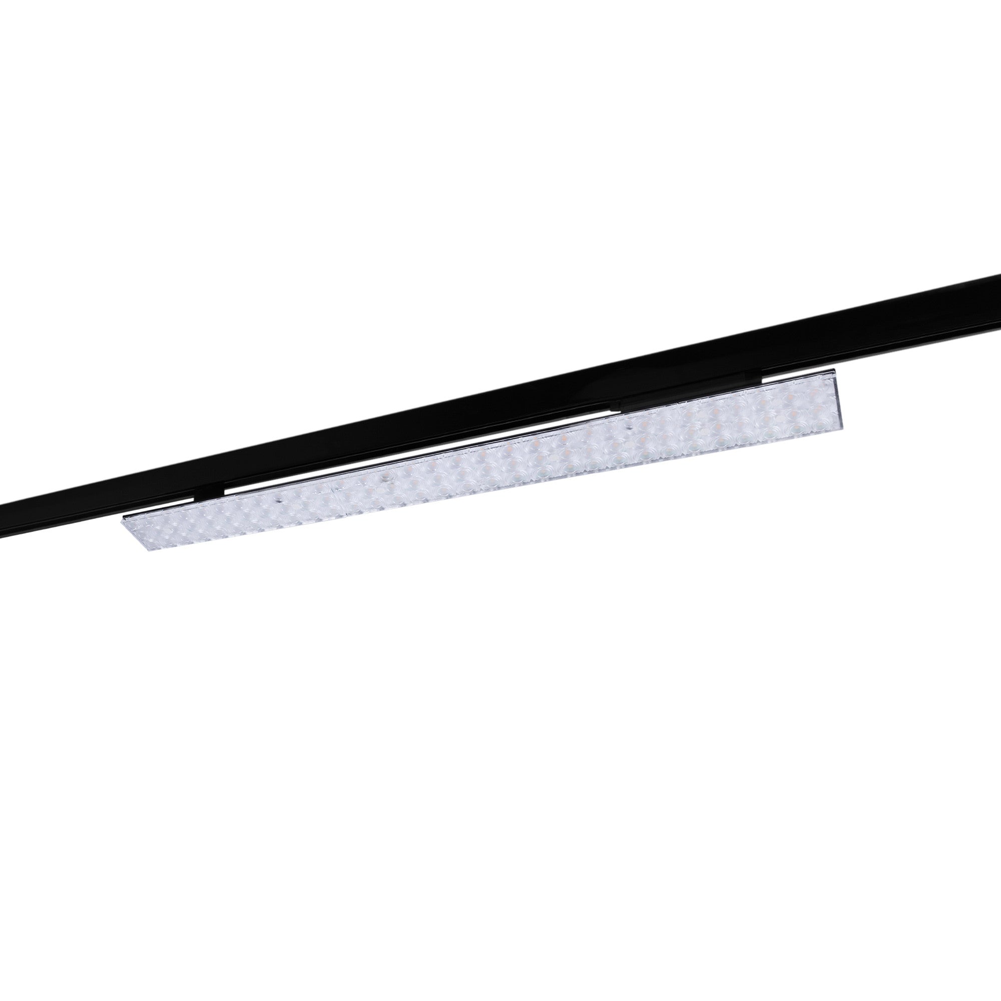 Proyector LED lineal orientable para carril trifásico 40W - CCT - CRI90 - Driver KGP