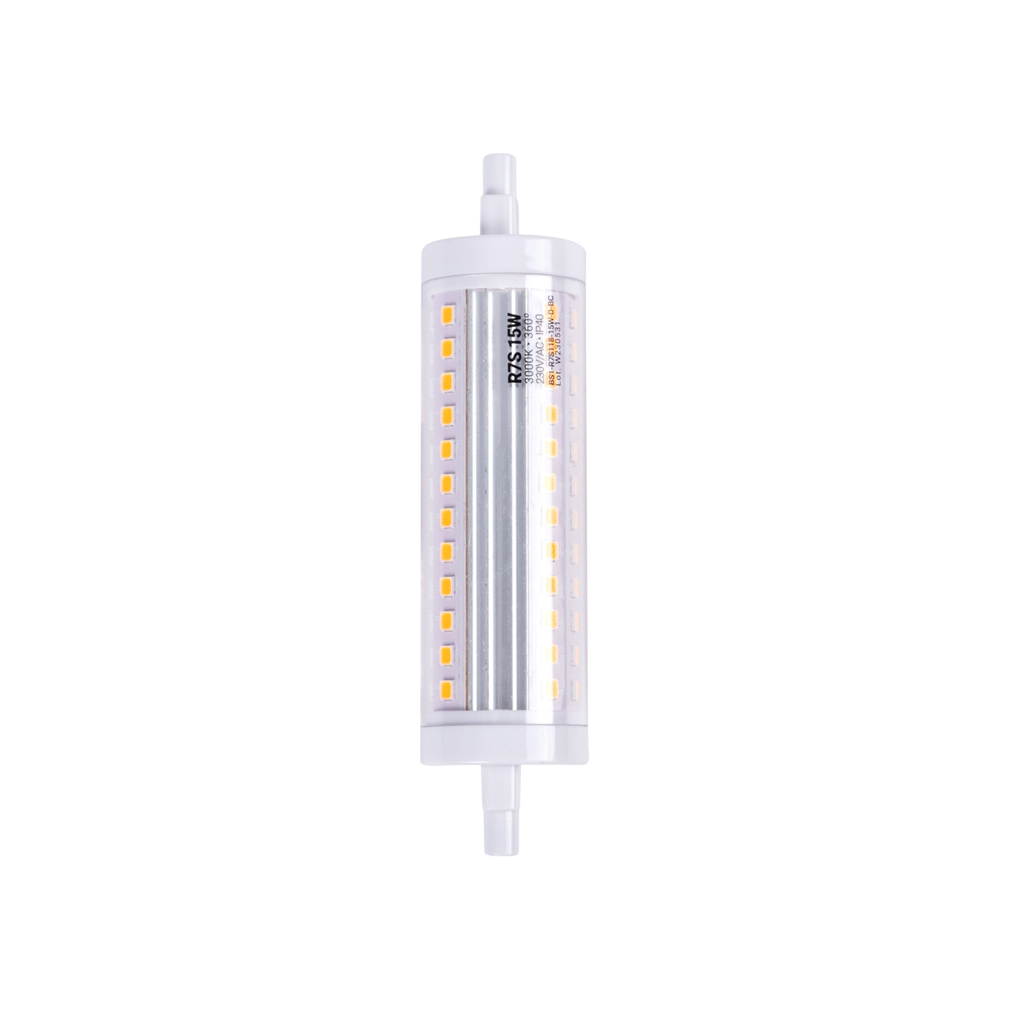 Bombilla LED R7S regulable 118mm - 1700lm - 230V - 15W