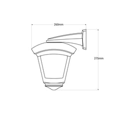 Aplique de pared exterior farol FUMAGALLI "Nardo/Roby"
