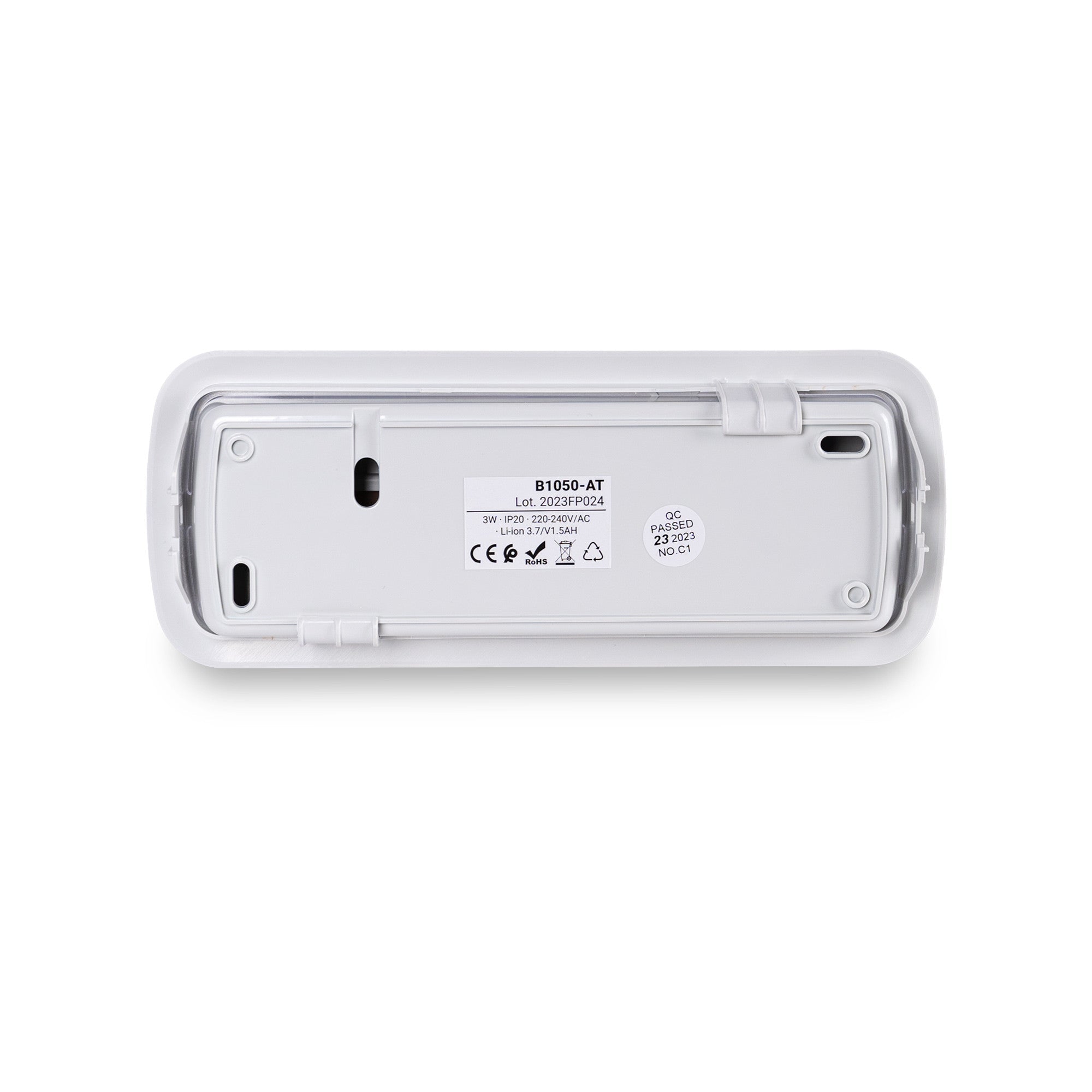 Luz de emergencia 3W - 3 h de autonomía + Caja empotrable - IP20