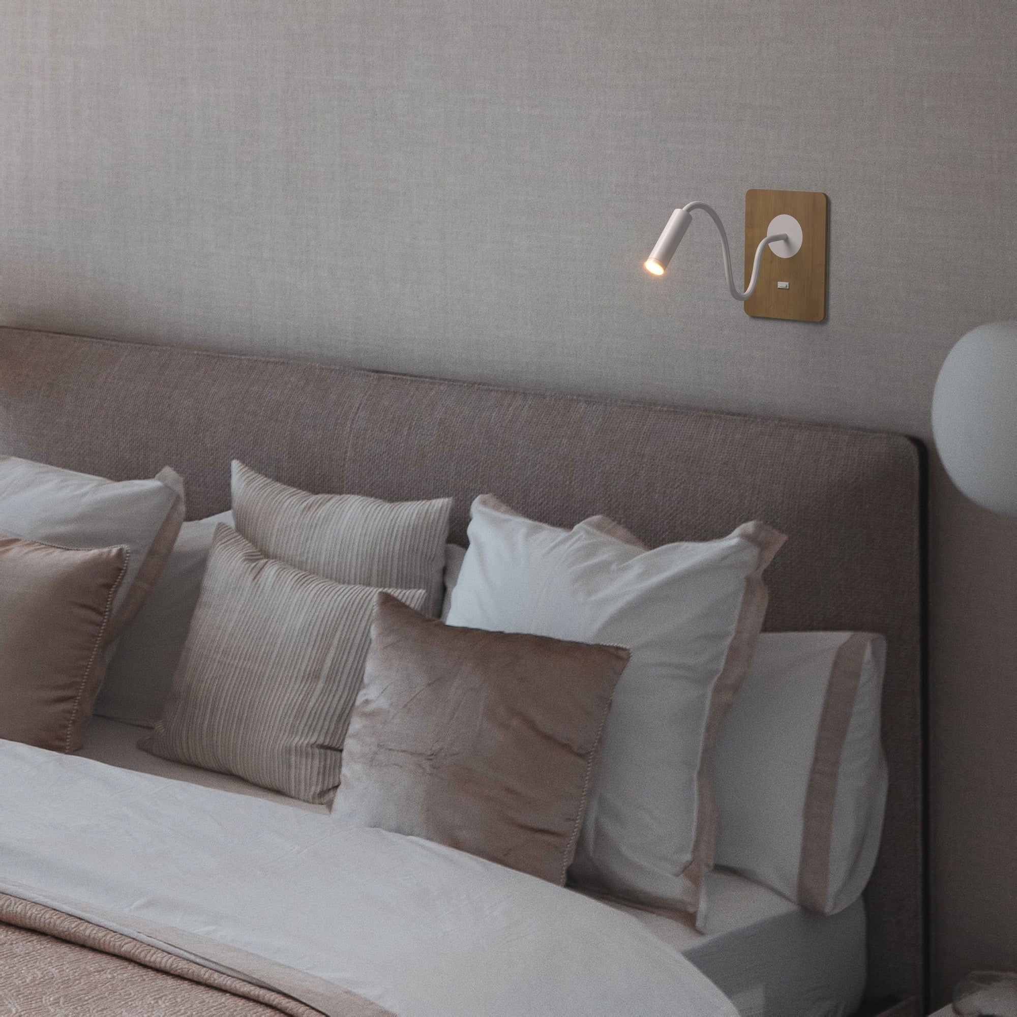 Pack x 2 - Aplique de pared flexible para lectura "LONDON" - Chip CREE - 3W