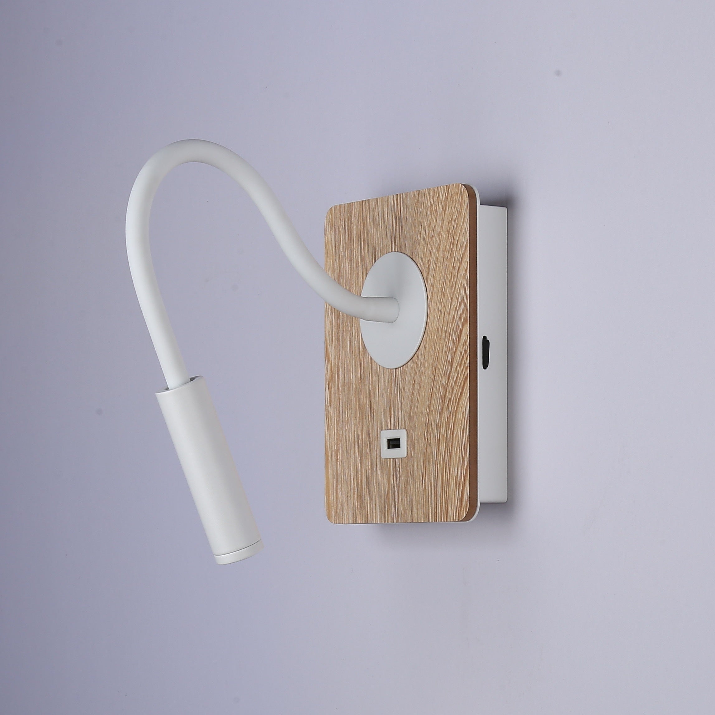Pack x 2 - Aplique de pared flexible para lectura con puerto USB "LONDON USB" - Chip CREE - 3W