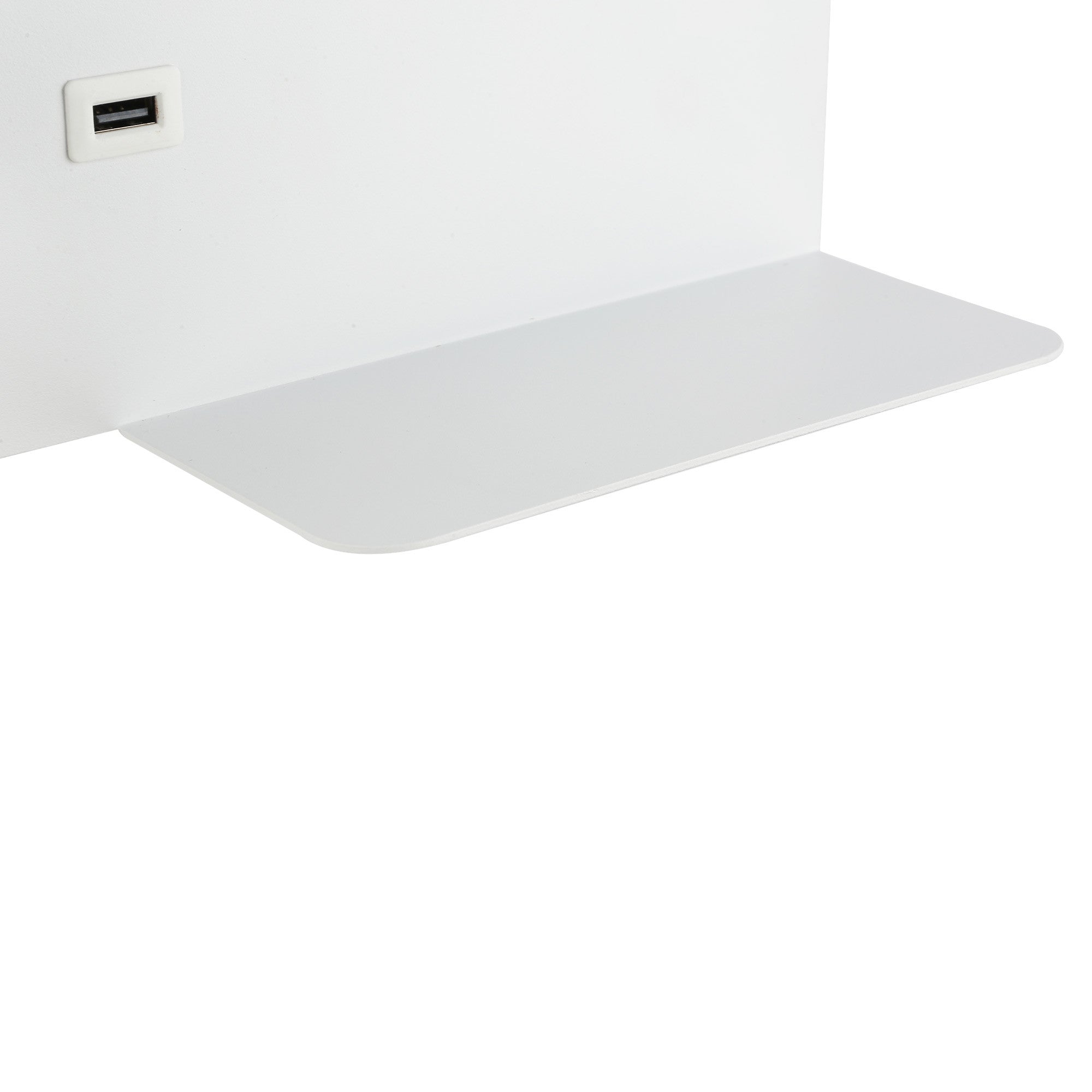 Pack x 2 - Aplique de pared para lectura con puerto USB "Kerta" - Iluminación doble - 3W+7W