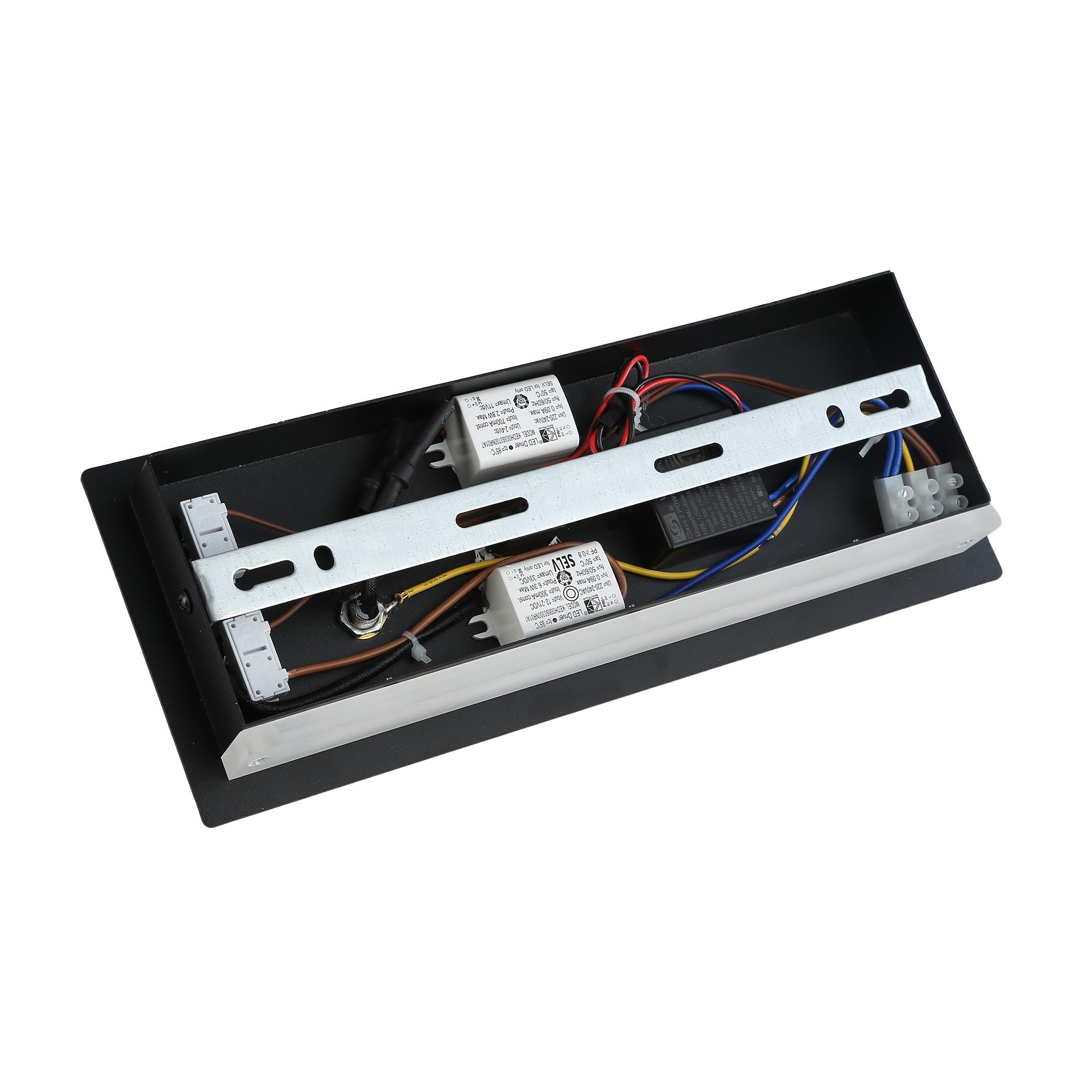 Pack x 2 - Aplique de pared para lectura con puerto USB "Kerta" - Iluminación doble - 3W+7W