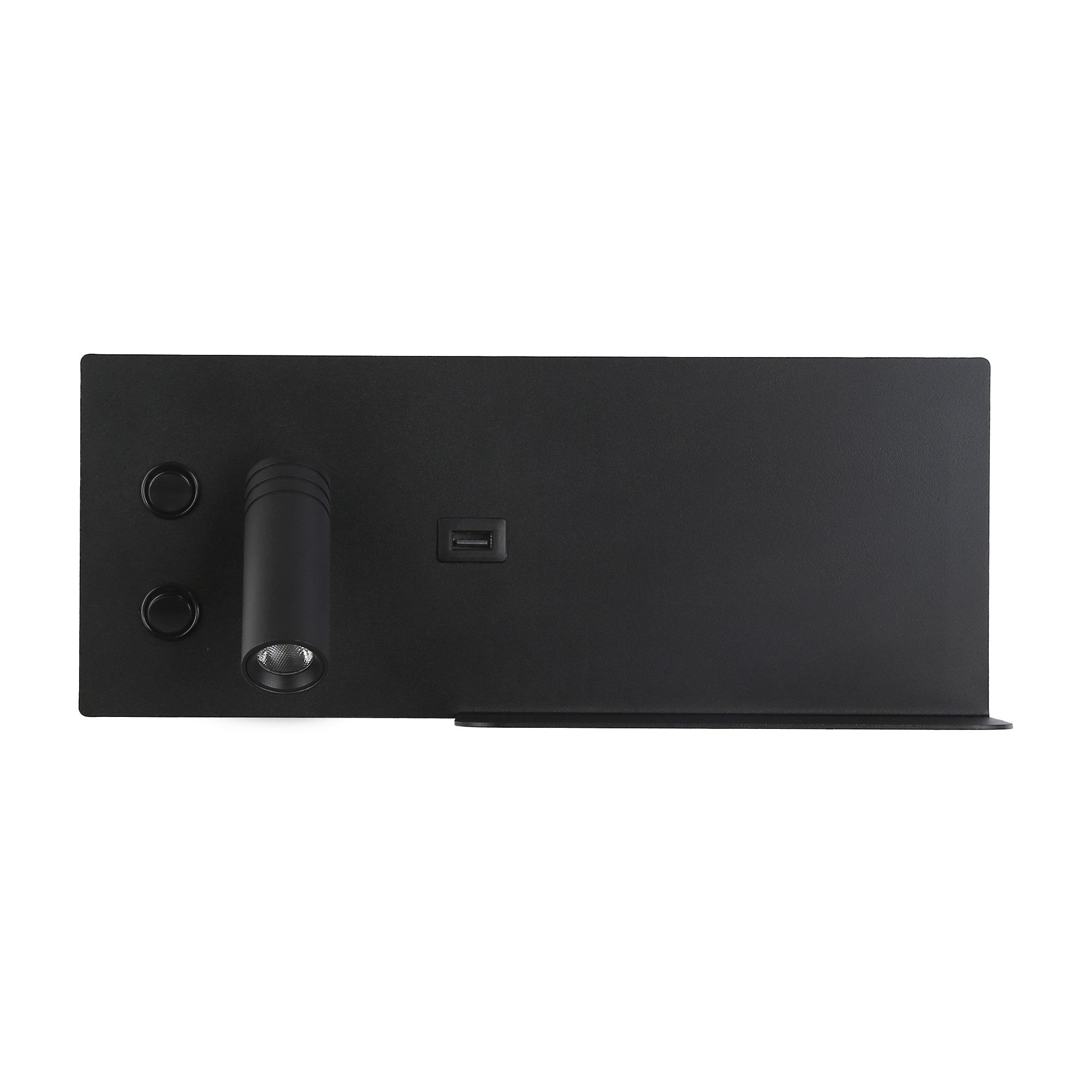 Pack x 2 - Aplique de pared para lectura con puerto USB "Kerta" - Iluminación doble - 3W+7W
