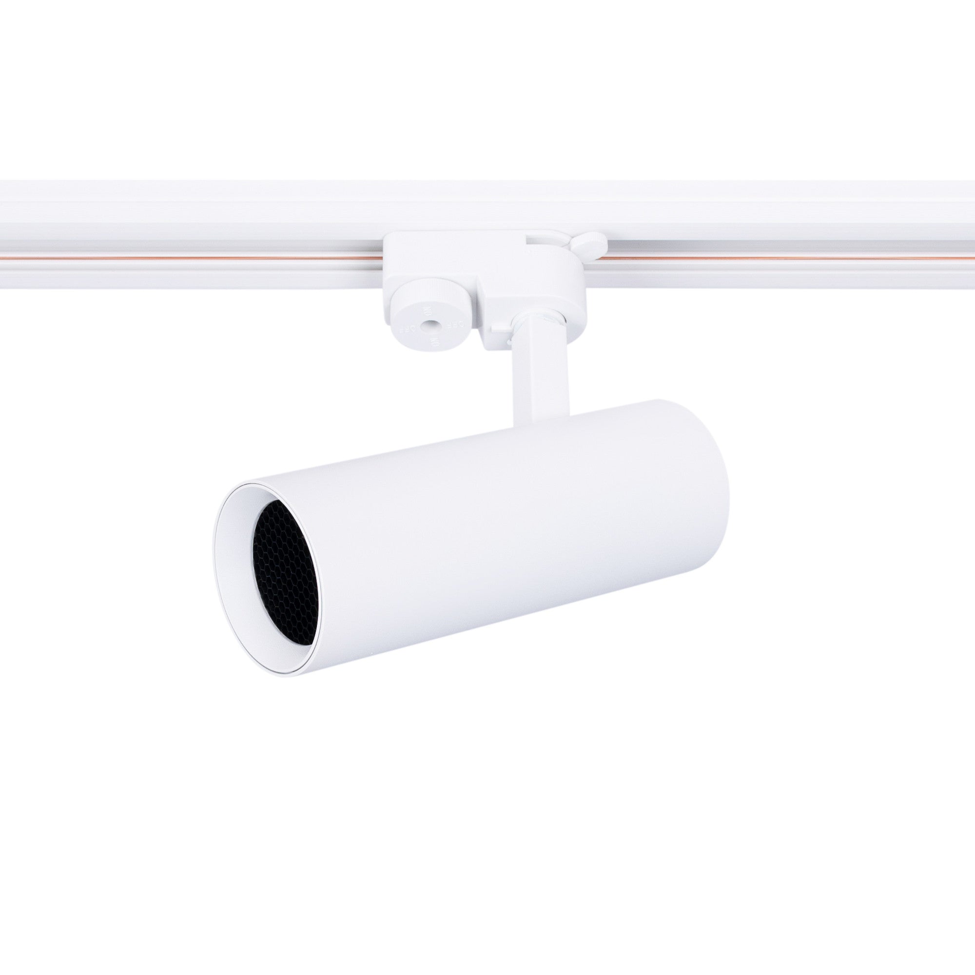 Carril monofásico de PVC para focos LED - Superficie - 2 metros