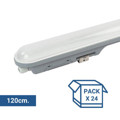Pack x 24 - Pantalla estanca LED lineal enlazable 36W  - 120cm - IP65