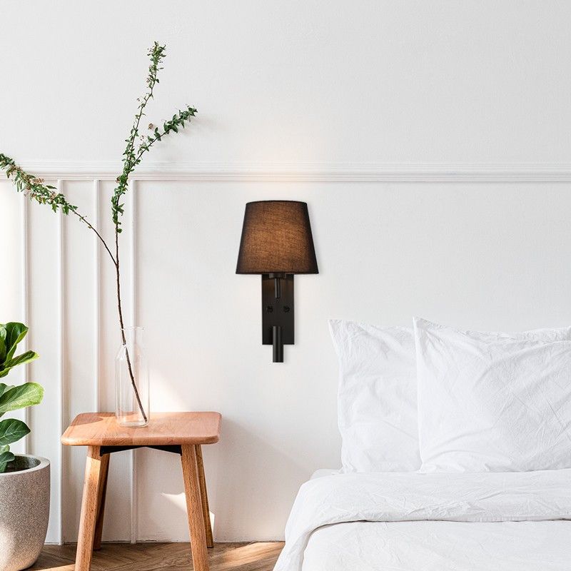 Pack x 2 - Aplique de pared para lectura con foco LED "NOAH" - 3,4W