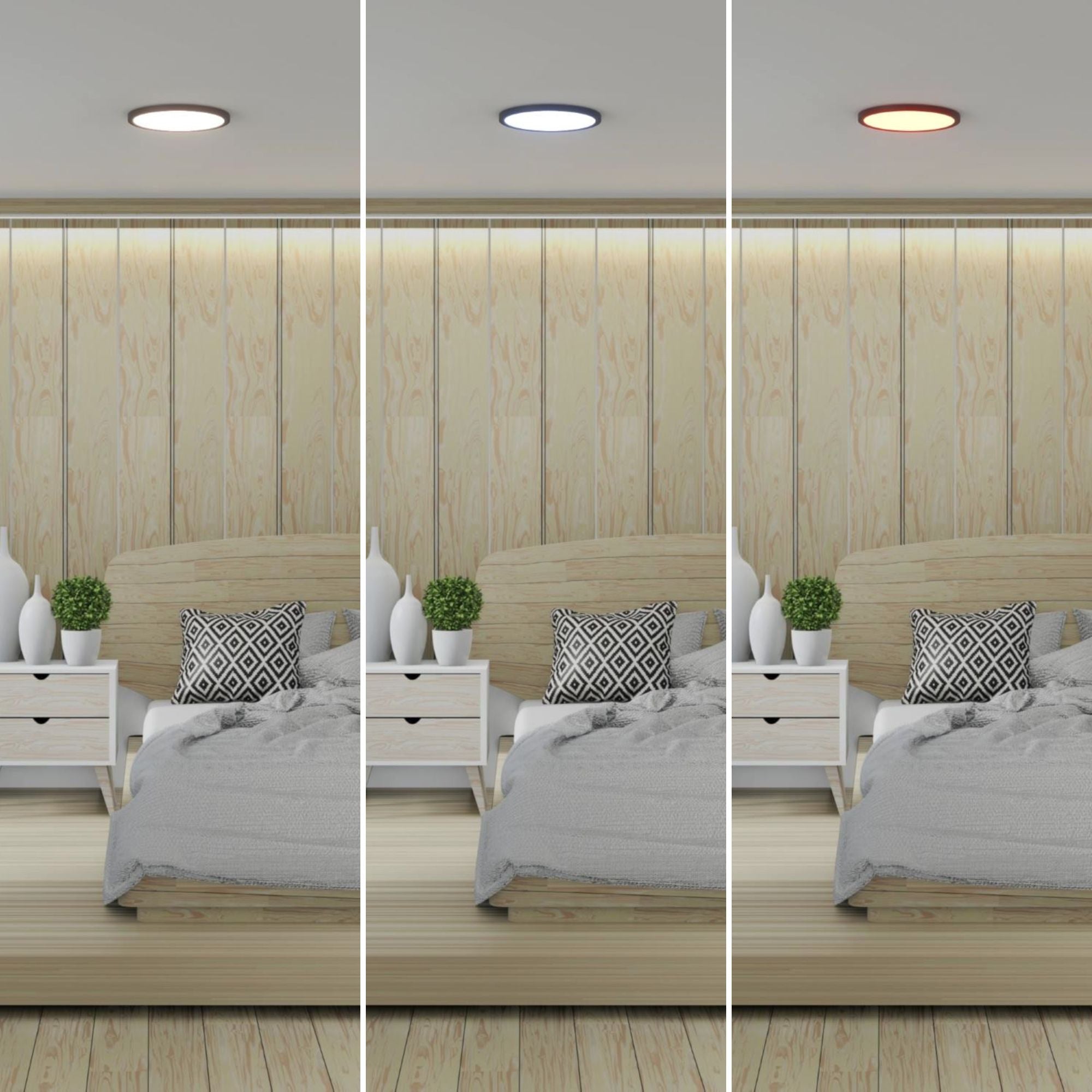Plafón LED techo circular CCT 24W - IP40