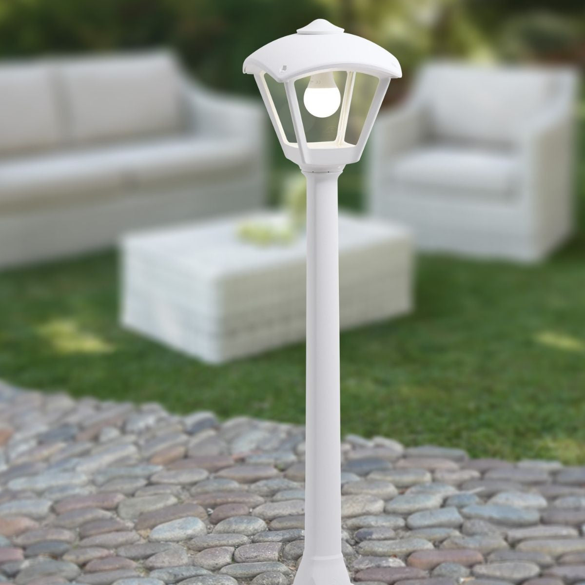 Farola LED exterior FUMAGALLI "Giaffa/Roby" - 94,5 cm - IP55