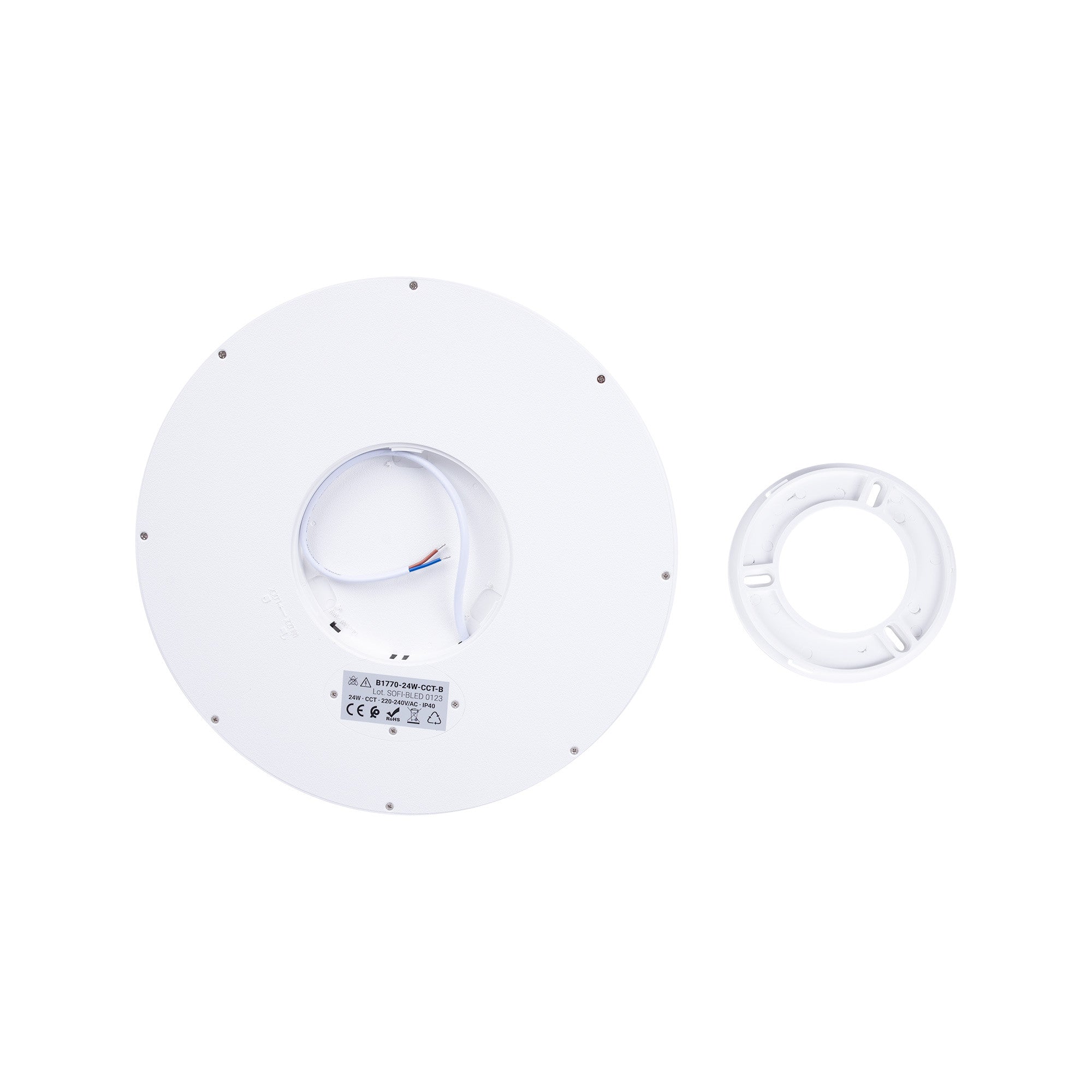 Plafón LED techo circular CCT 24W - IP40