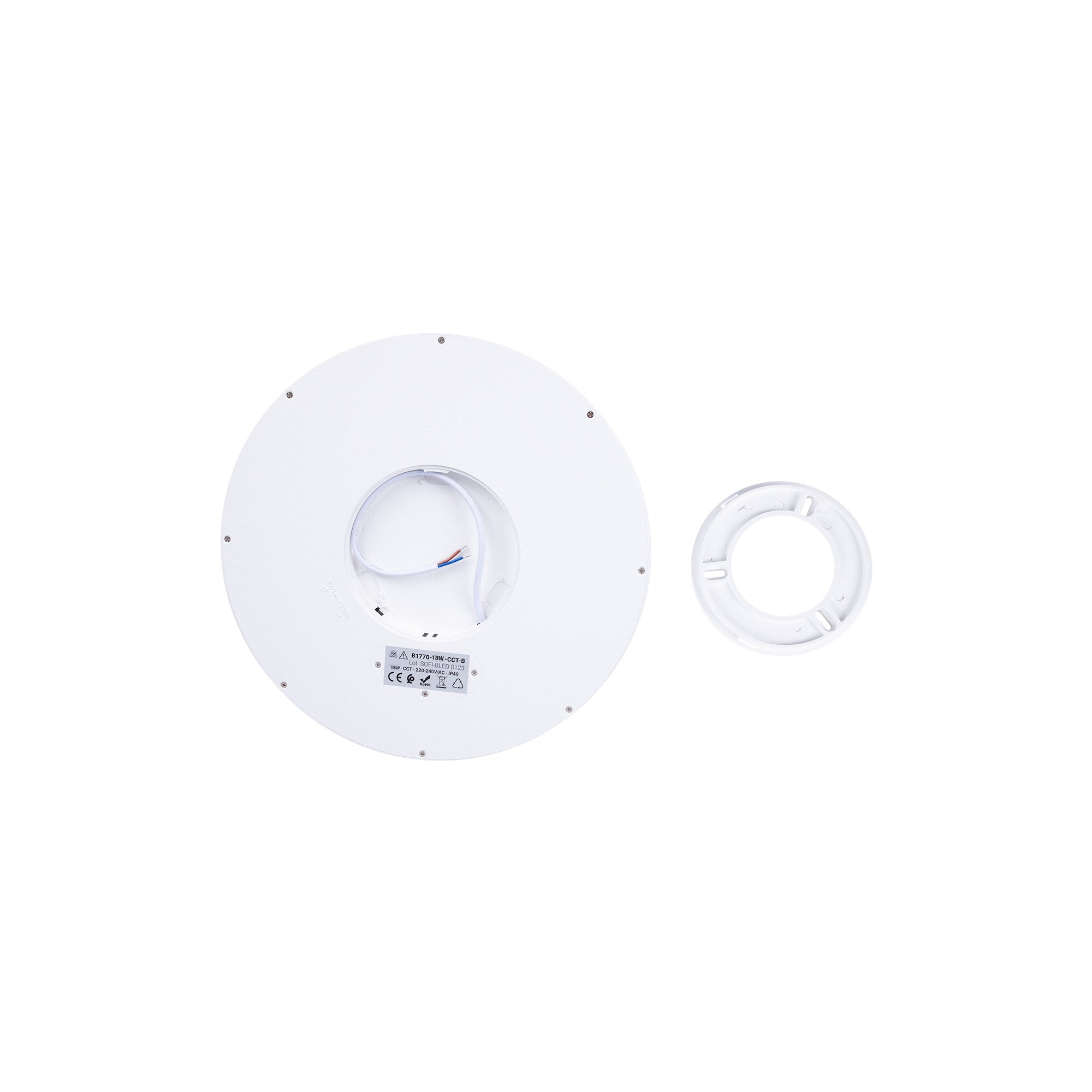 Plafón LED techo circular CCT 18W - IP40