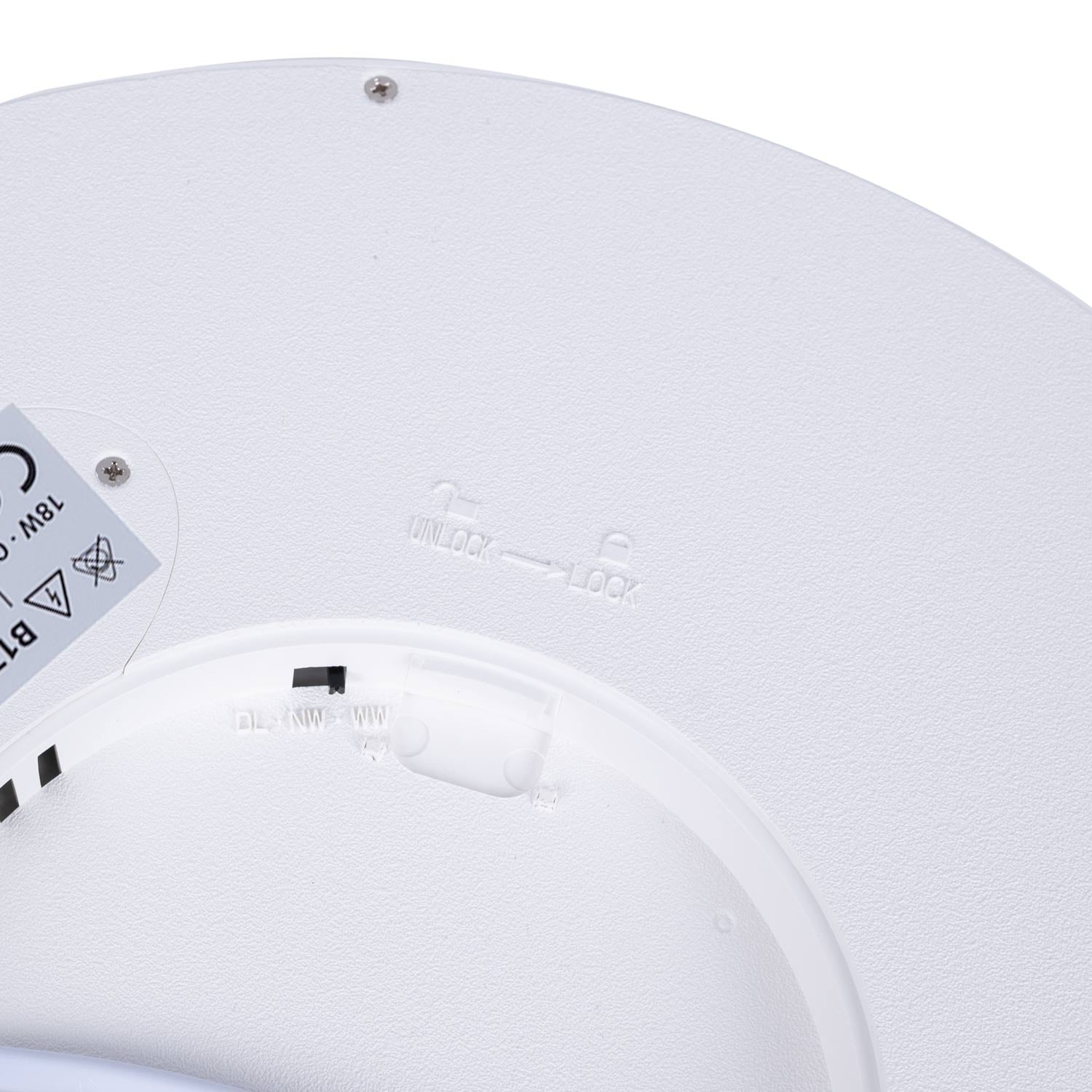 Plafón LED techo circular CCT 18W - IP40