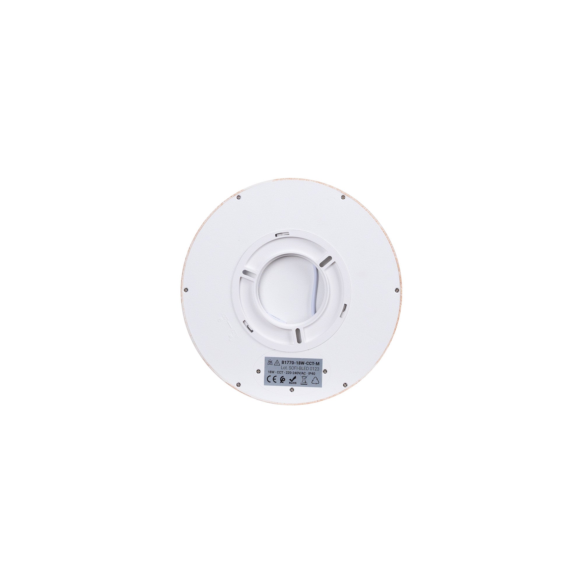 Plafón LED techo circular CCT 18W - IP40