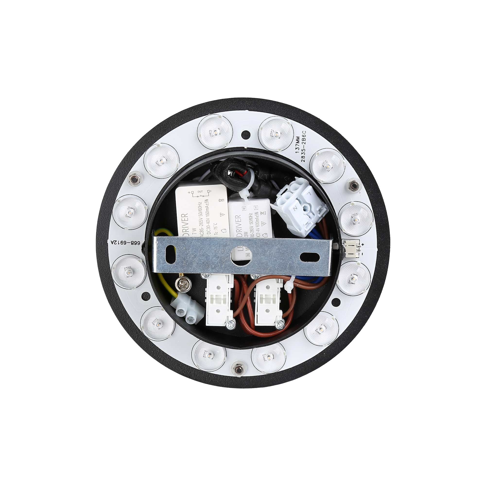 Aplique de pared para lectura "Quart" - Doble función - 3W+6W
