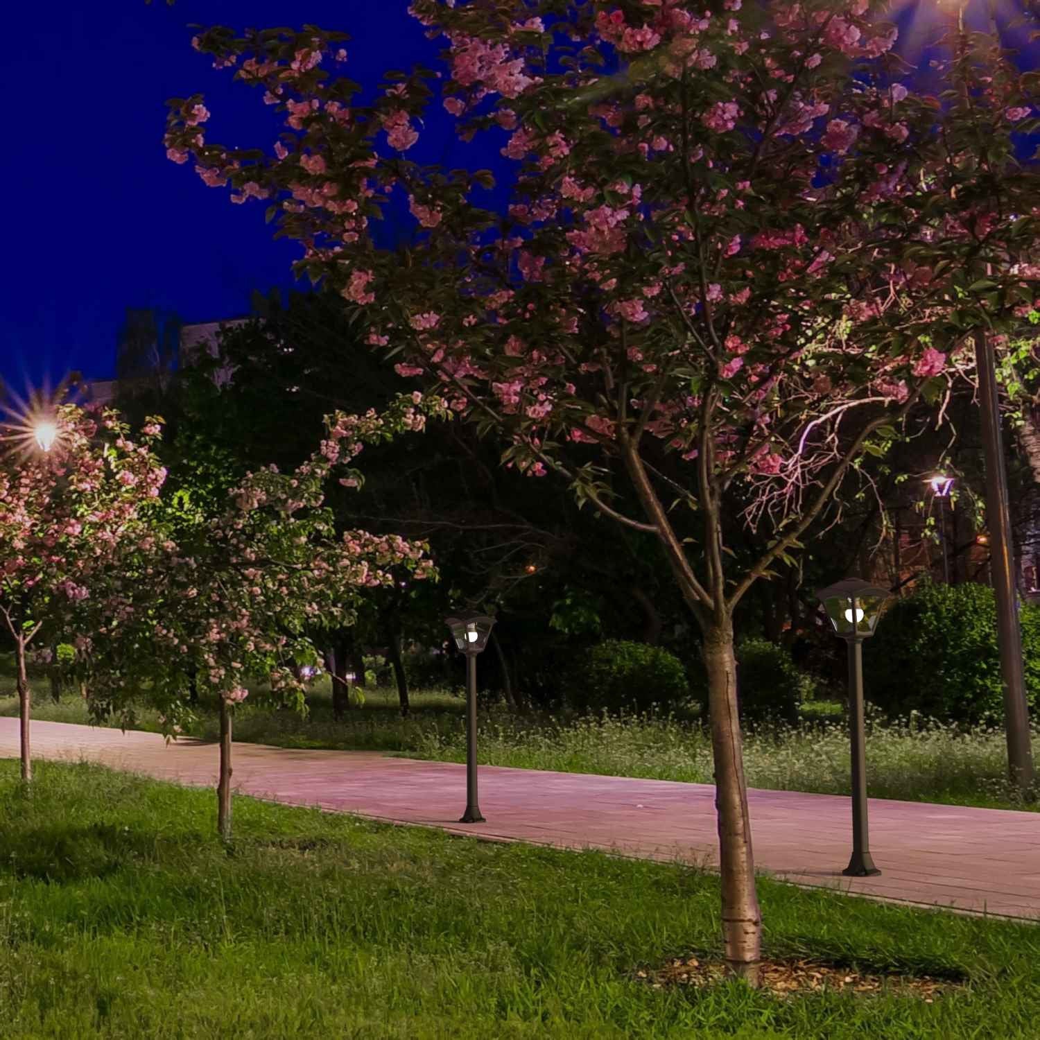 Farola LED exterior FUMAGALLI "Giaffa/Roby" - 94,5 cm - IP55