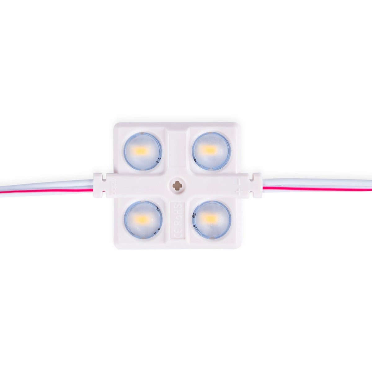 Módulo LED cuadrado para rótulos - 2W - 12V - IP65 - 160º