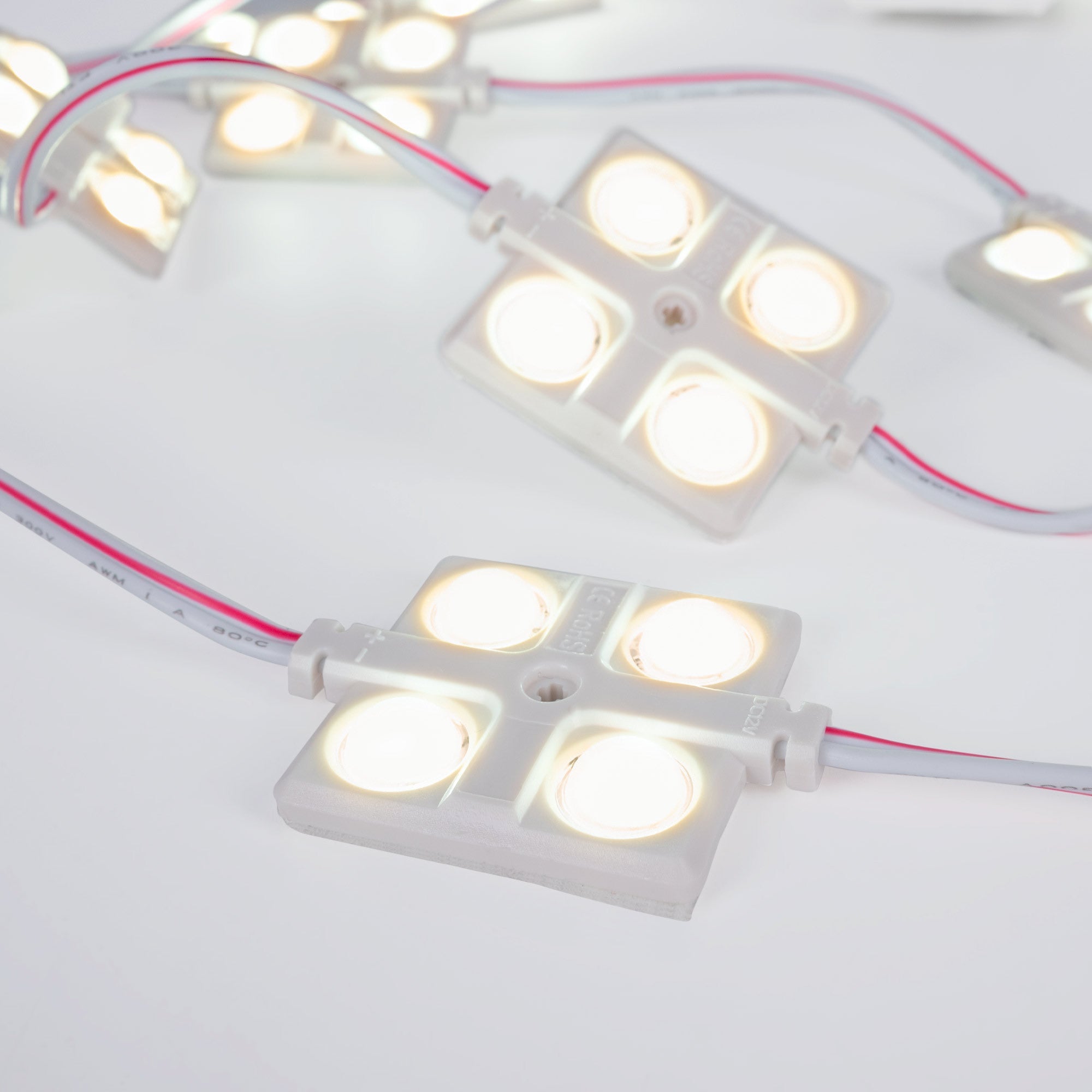 Módulo LED cuadrado para rótulos - 2W - 12V - IP65 - 160º