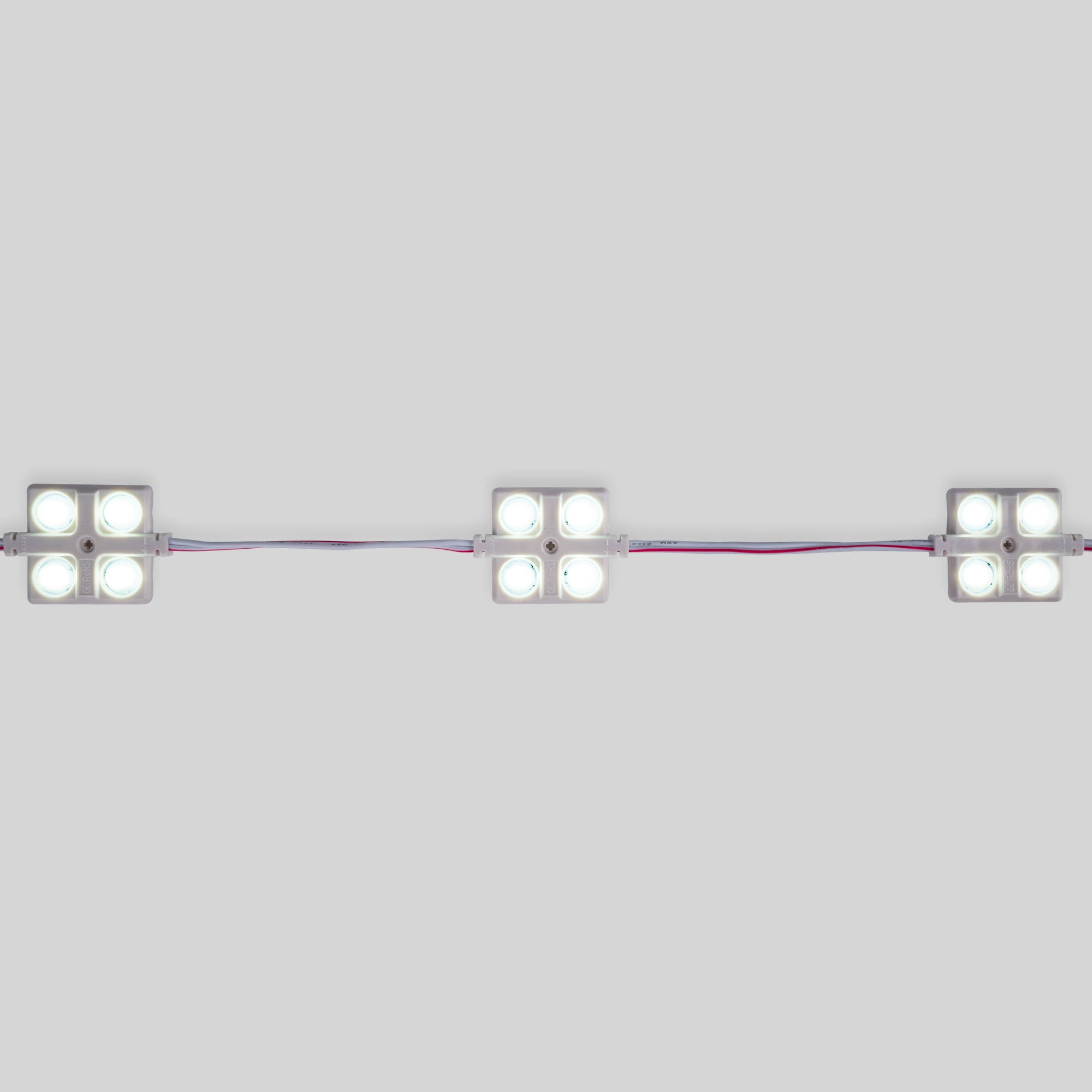 Módulo LED cuadrado para rótulos - 2W - 12V - IP65 - 160º