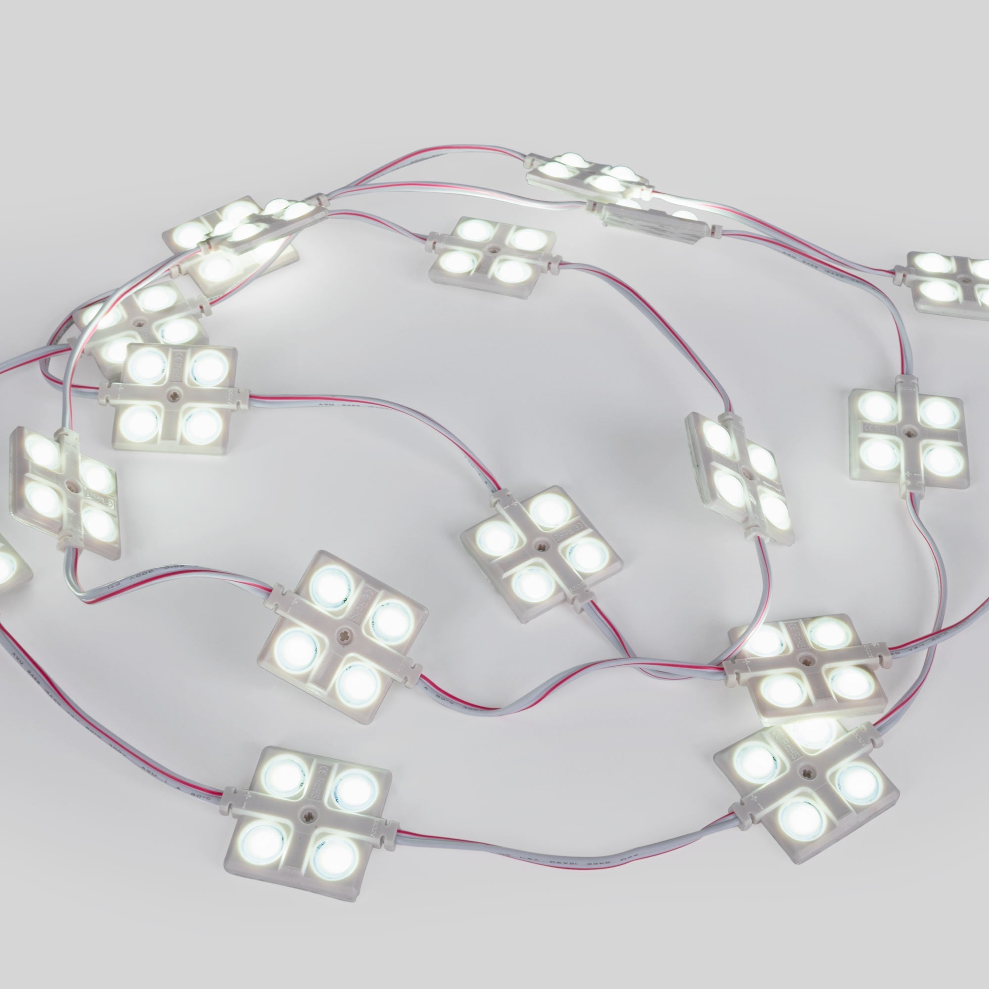 Módulo LED cuadrado para rótulos - 2W - 12V - IP65 - 160º